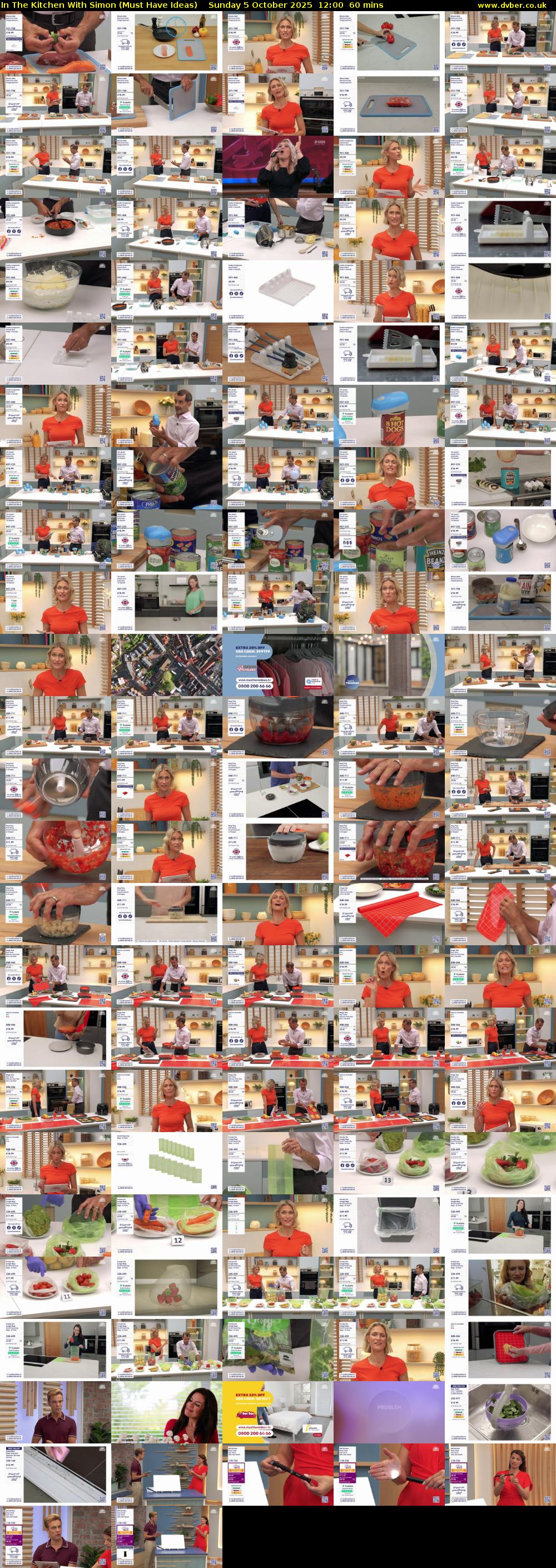 In The Kitchen With Simon (Must Have Ideas) Sunday 5 October 2025 12:00 - 13:00