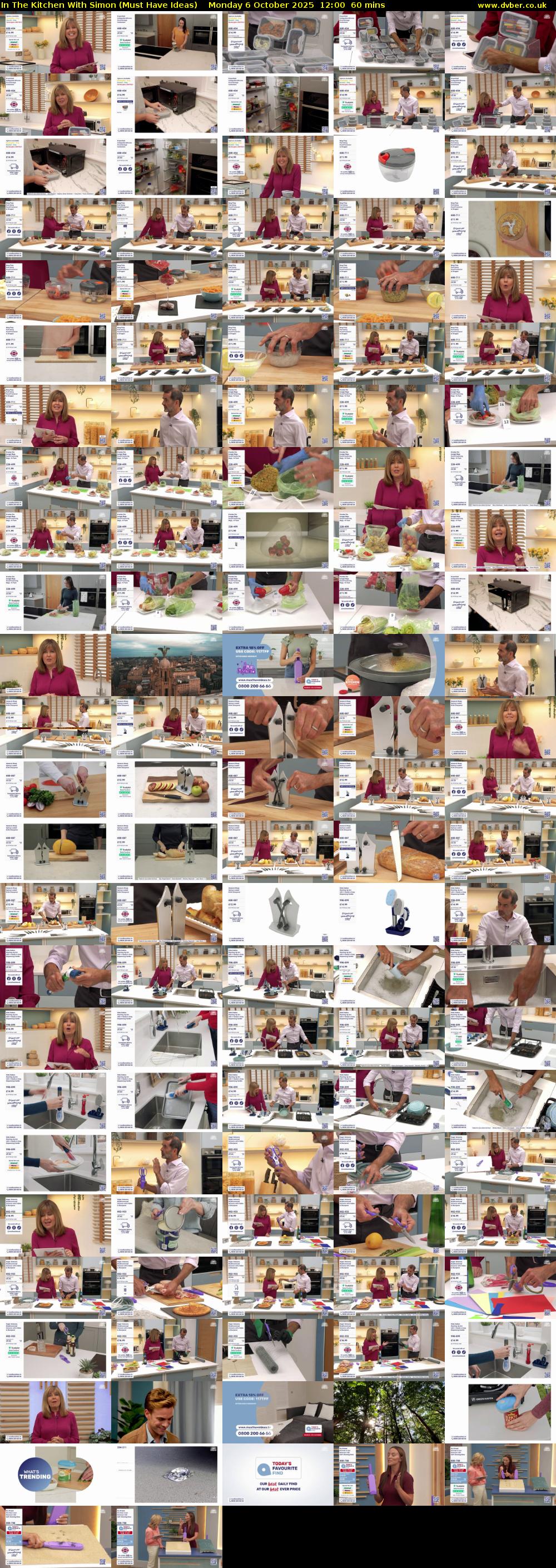 In The Kitchen With Simon (Must Have Ideas) Monday 6 October 2025 12:00 - 13:00