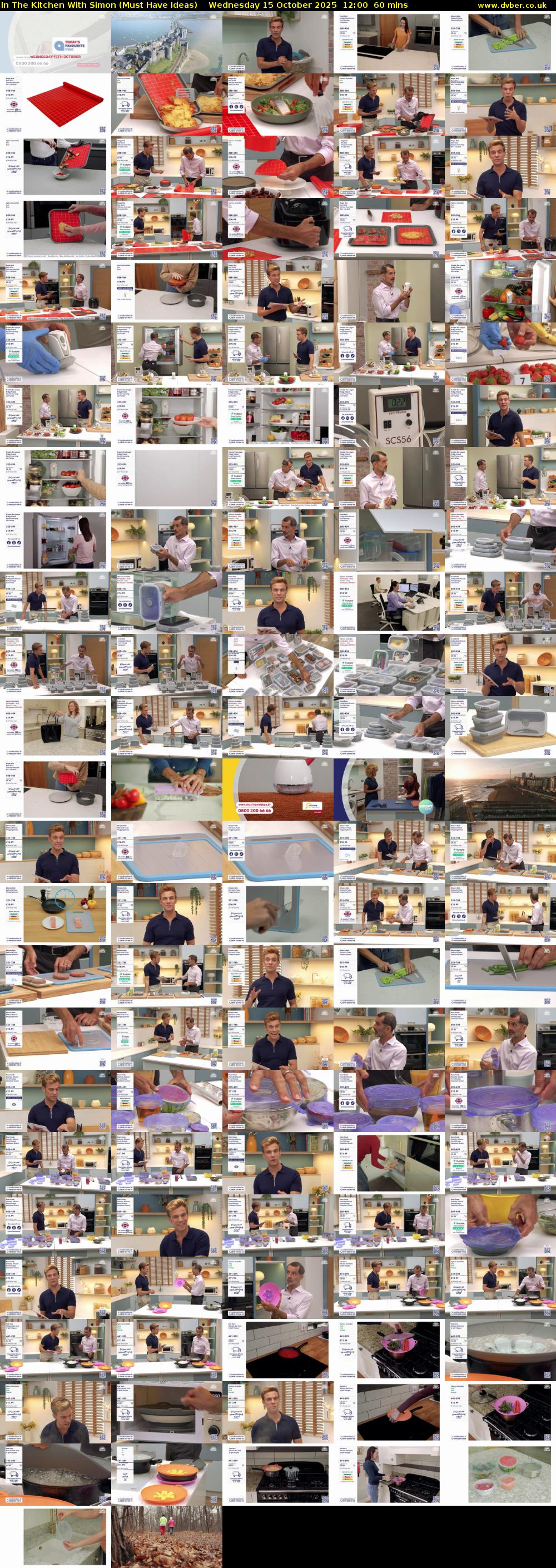 In The Kitchen With Simon (Must Have Ideas) Wednesday 15 October 2025 12:00 - 13:00