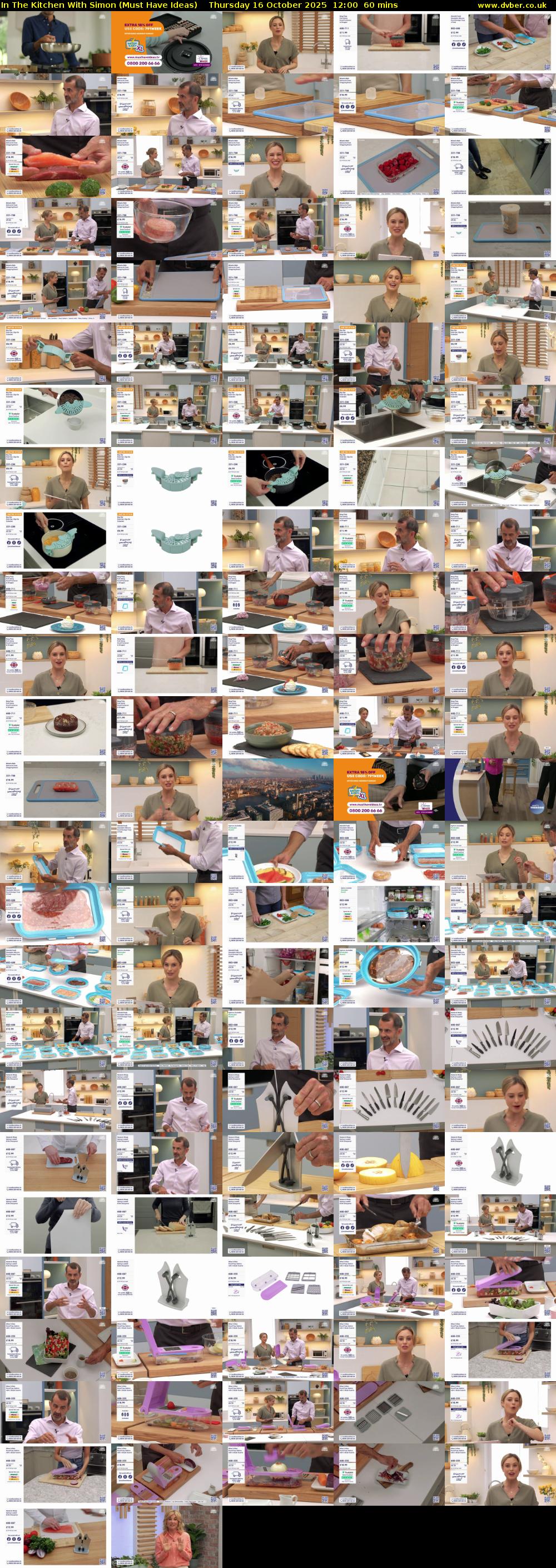In The Kitchen With Simon (Must Have Ideas) Thursday 16 October 2025 12:00 - 13:00