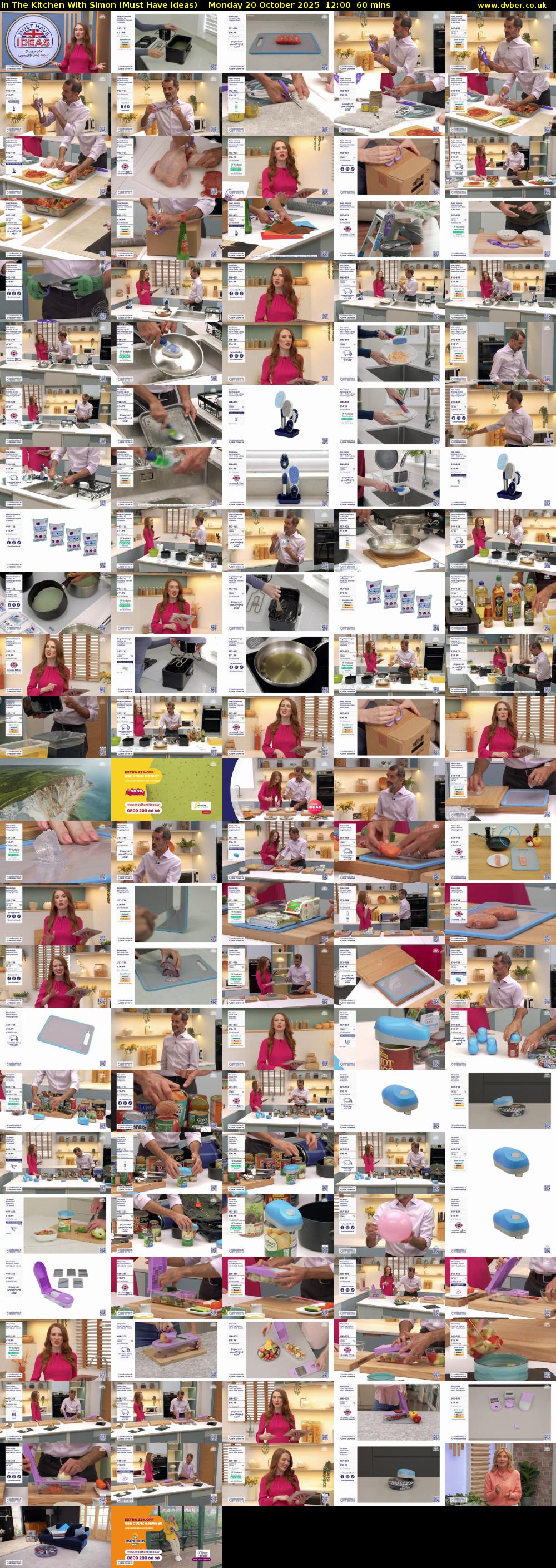 In The Kitchen With Simon (Must Have Ideas) Monday 20 October 2025 12:00 - 13:00