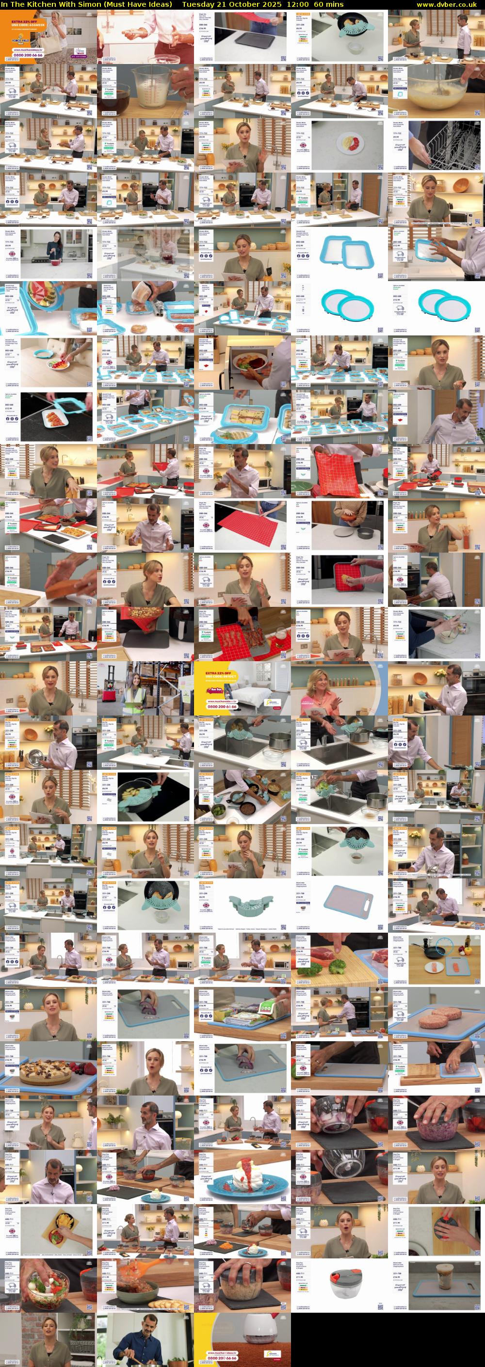 In The Kitchen With Simon (Must Have Ideas) Tuesday 21 October 2025 12:00 - 13:00