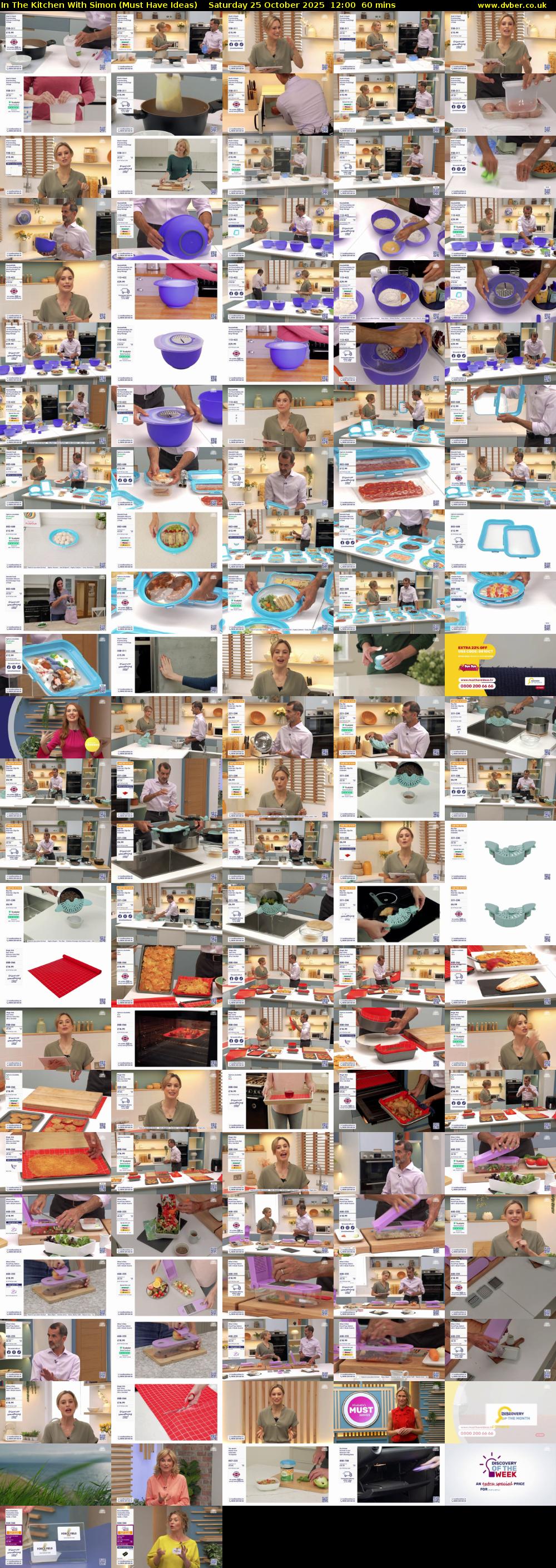 In The Kitchen With Simon (Must Have Ideas) Saturday 25 October 2025 12:00 - 13:00