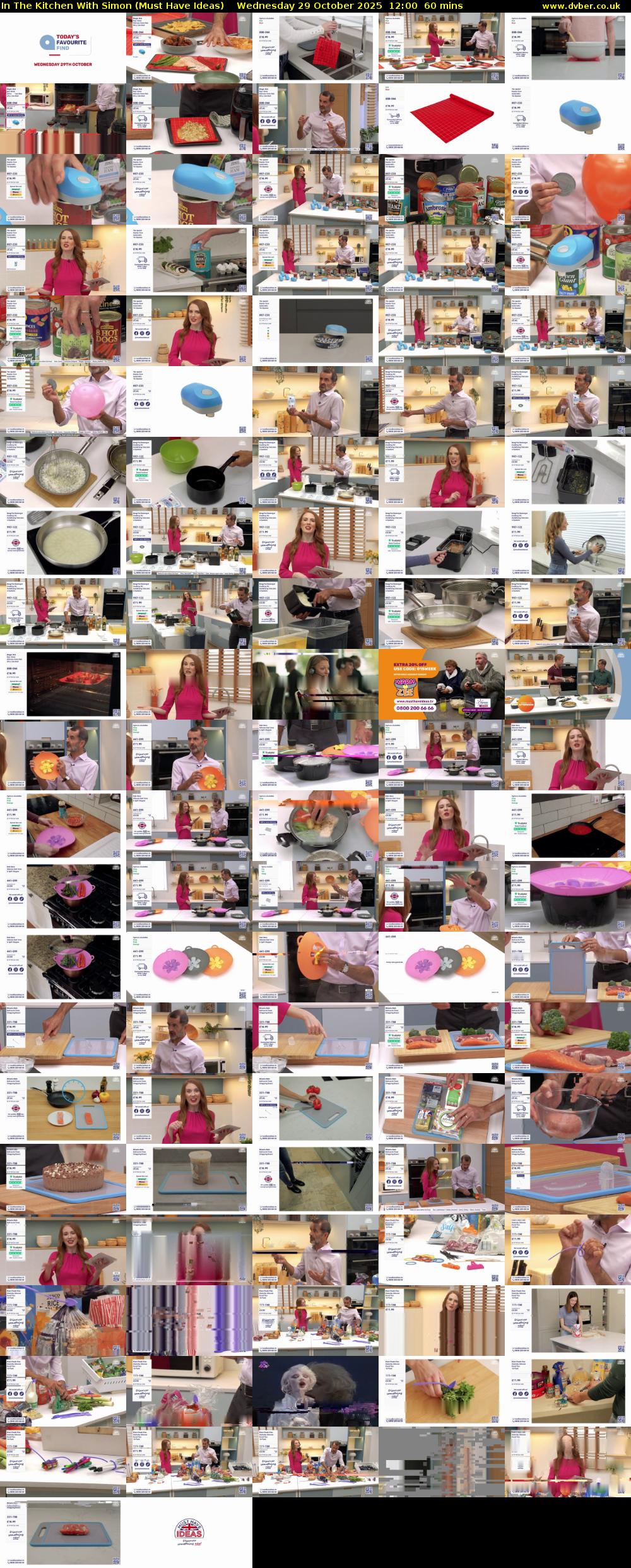 In The Kitchen With Simon (Must Have Ideas) Wednesday 29 October 2025 12:00 - 13:00