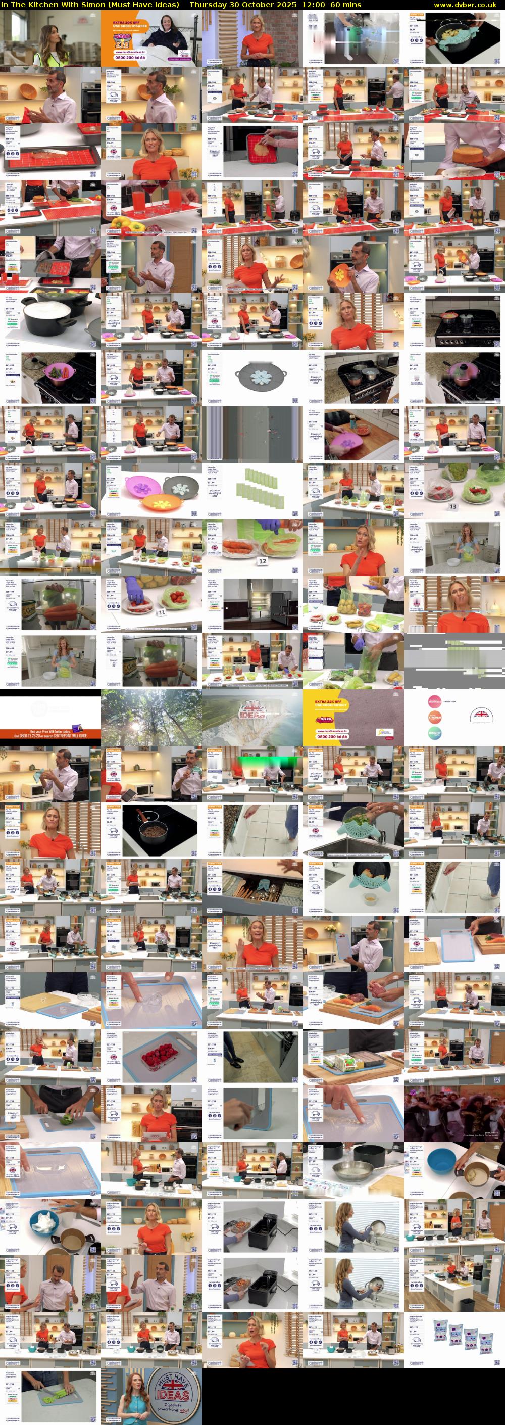 In The Kitchen With Simon (Must Have Ideas) Thursday 30 October 2025 12:00 - 13:00