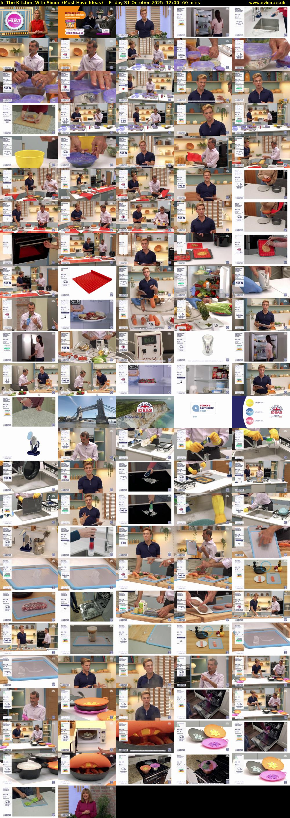 In The Kitchen With Simon (Must Have Ideas) Friday 31 October 2025 12:00 - 13:00