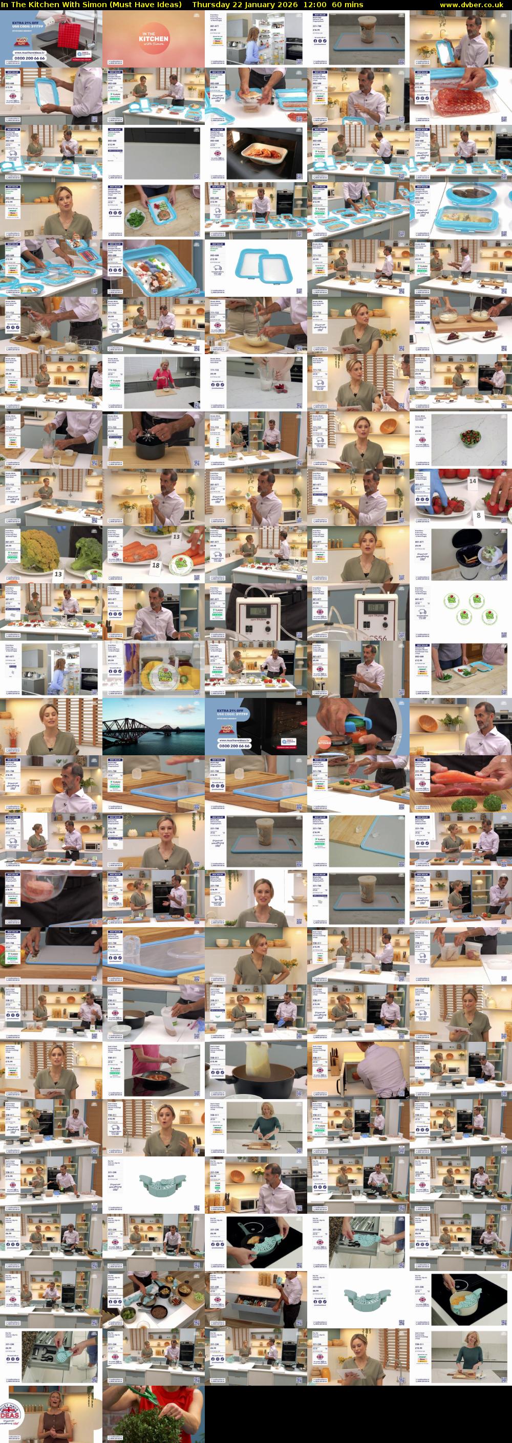 In The Kitchen With Simon (Must Have Ideas) Thursday 22 January 2026 12:00 - 13:00