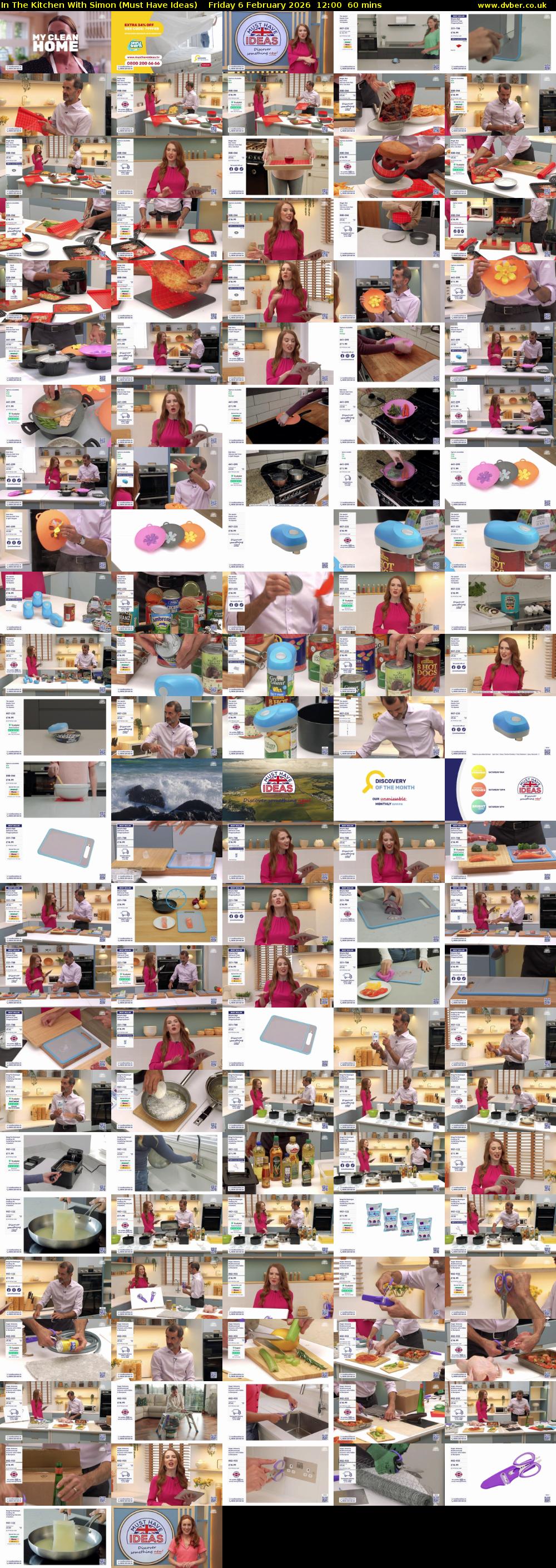 In The Kitchen With Simon (Must Have Ideas) Friday 6 February 2026 12:00 - 13:00