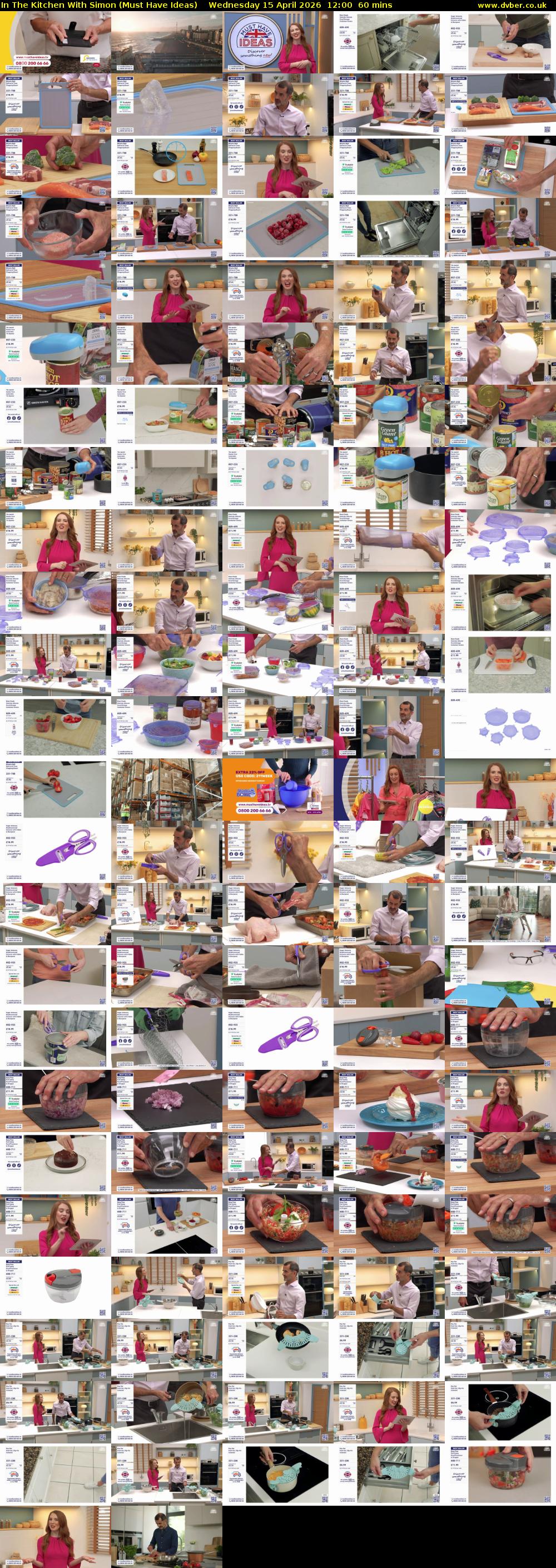 In The Kitchen With Simon (Must Have Ideas) Wednesday 15 April 2026 12:00 - 13:00