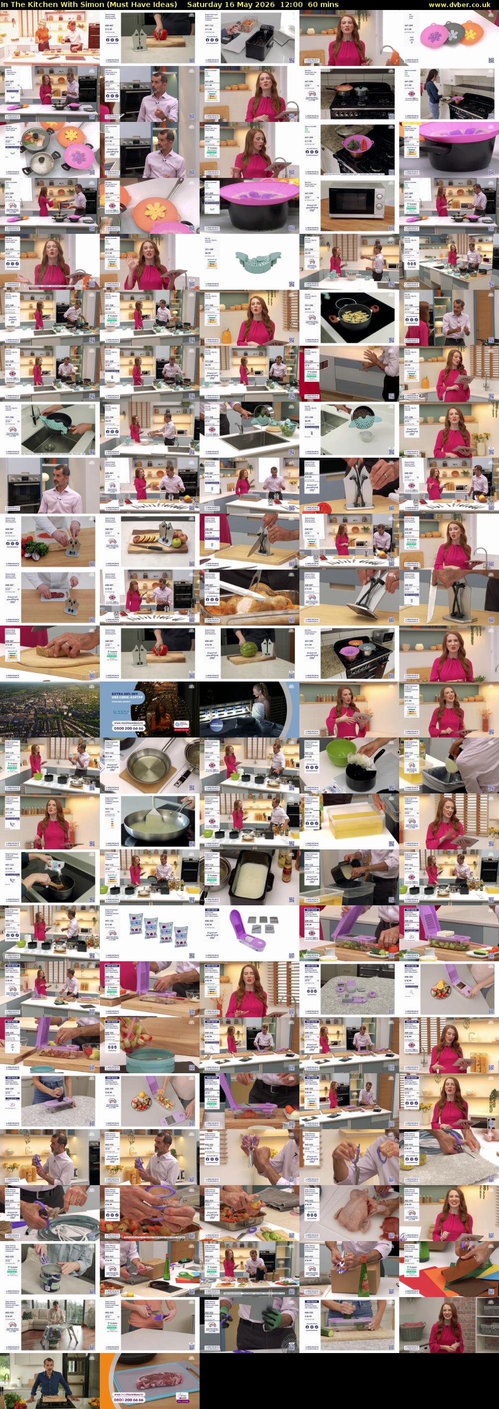In The Kitchen With Simon (Must Have Ideas) Saturday 16 May 2026 12:00 - 13:00