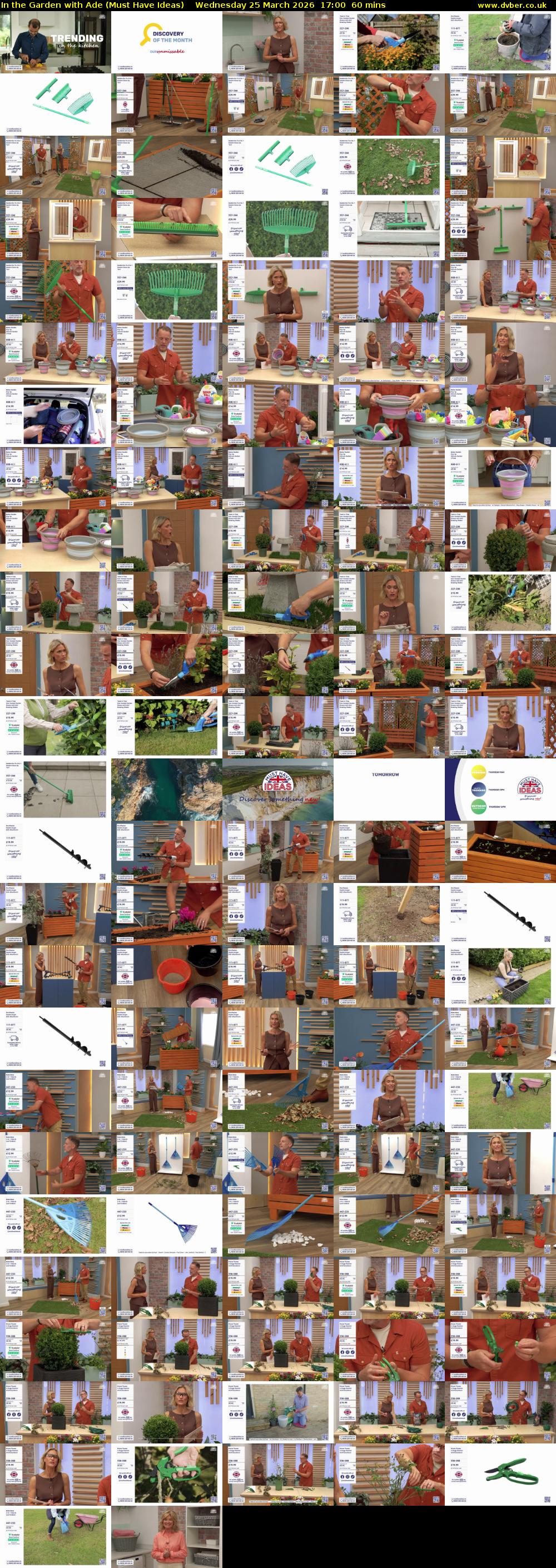 In the Garden with Ade (Must Have Ideas) Wednesday 25 March 2026 17:00 - 18:00