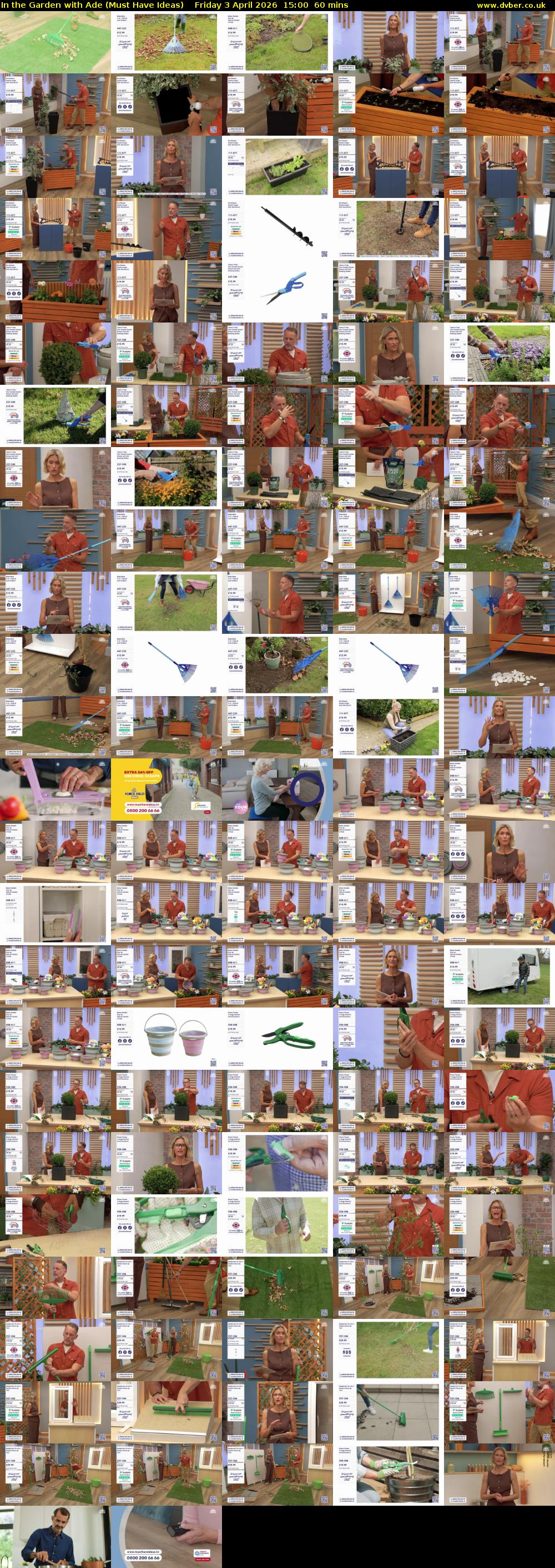 In the Garden with Ade (Must Have Ideas) Friday 3 April 2026 15:00 - 16:00