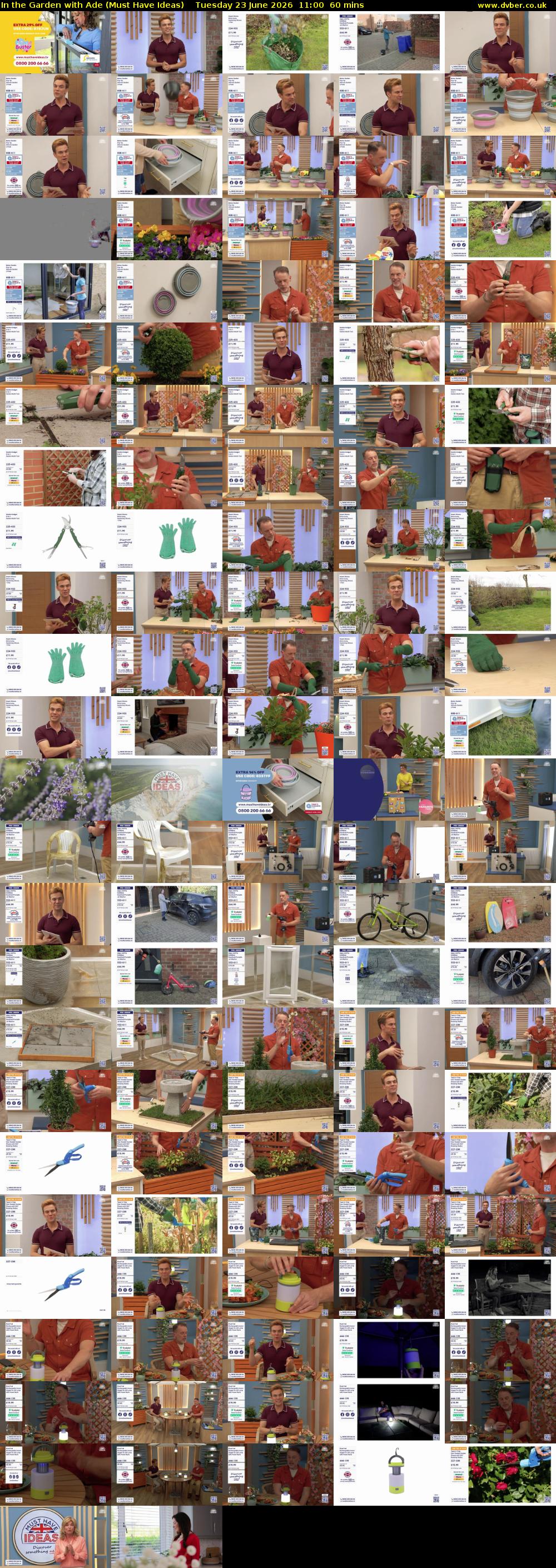 In the Garden with Ade (Must Have Ideas) Tuesday 23 June 2026 11:00 - 12:00