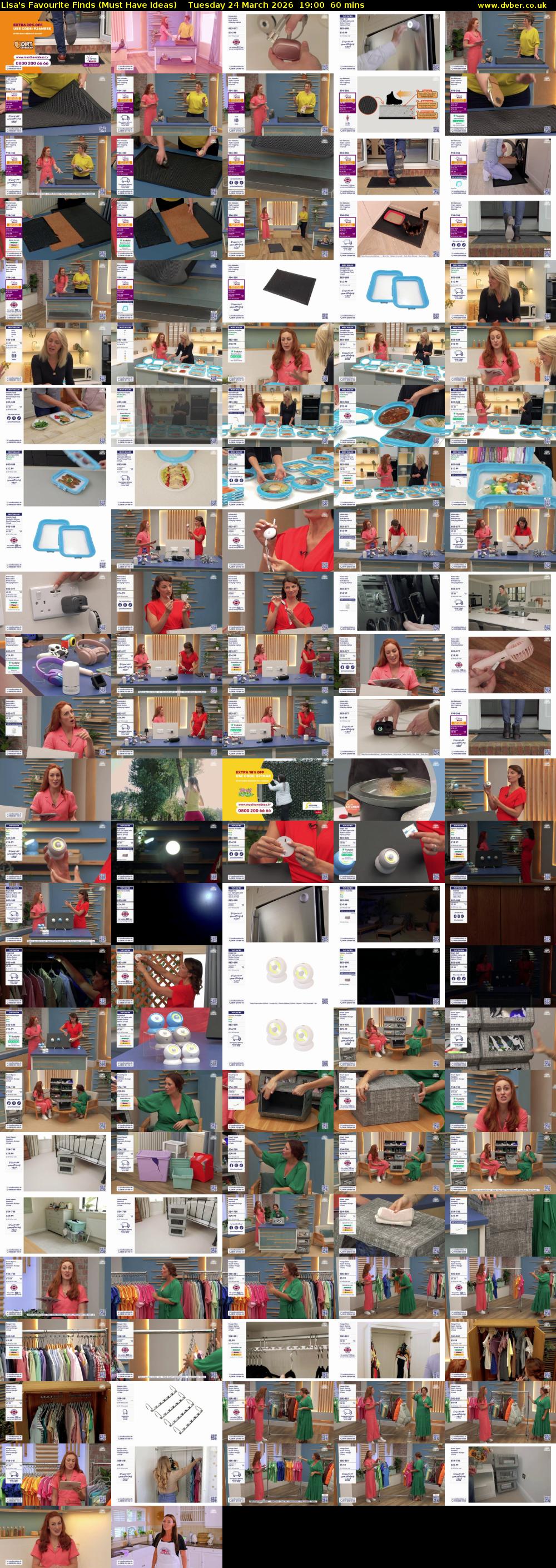 Lisa's Favourite Finds (Must Have Ideas) Tuesday 24 March 2026 19:00 - 20:00