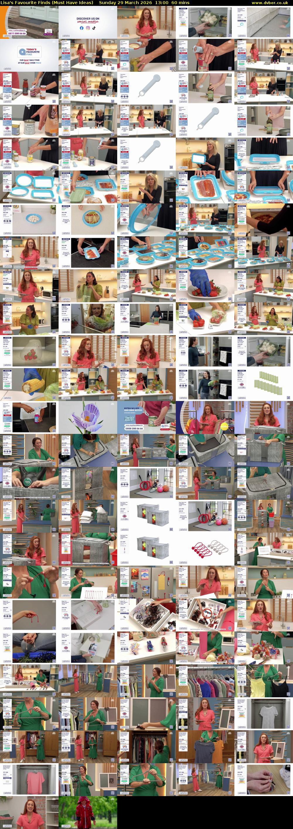 Lisa's Favourite Finds (Must Have Ideas) Sunday 29 March 2026 13:00 - 14:00