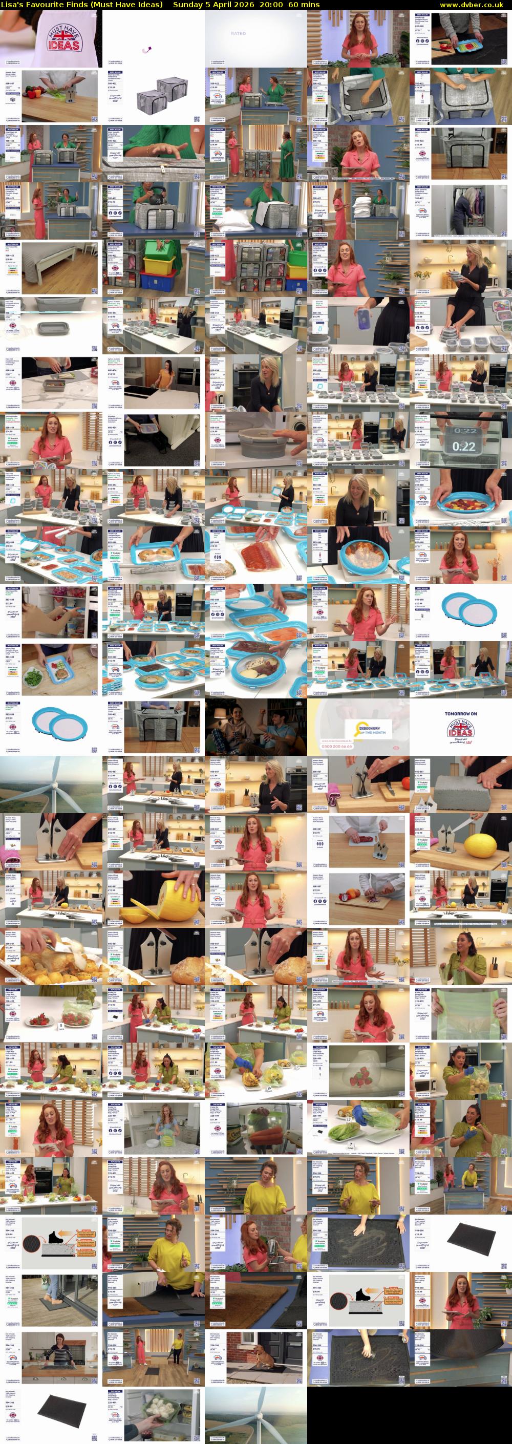 Lisa's Favourite Finds (Must Have Ideas) Sunday 5 April 2026 20:00 - 21:00