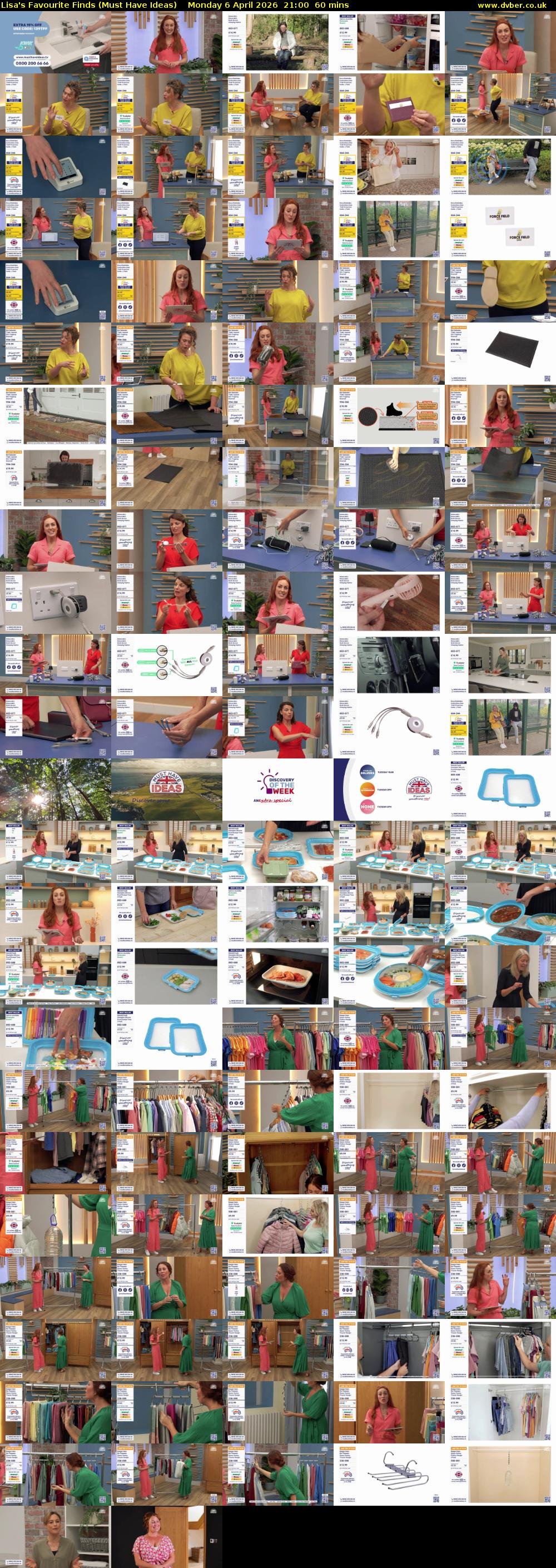 Lisa's Favourite Finds (Must Have Ideas) Monday 6 April 2026 21:00 - 22:00