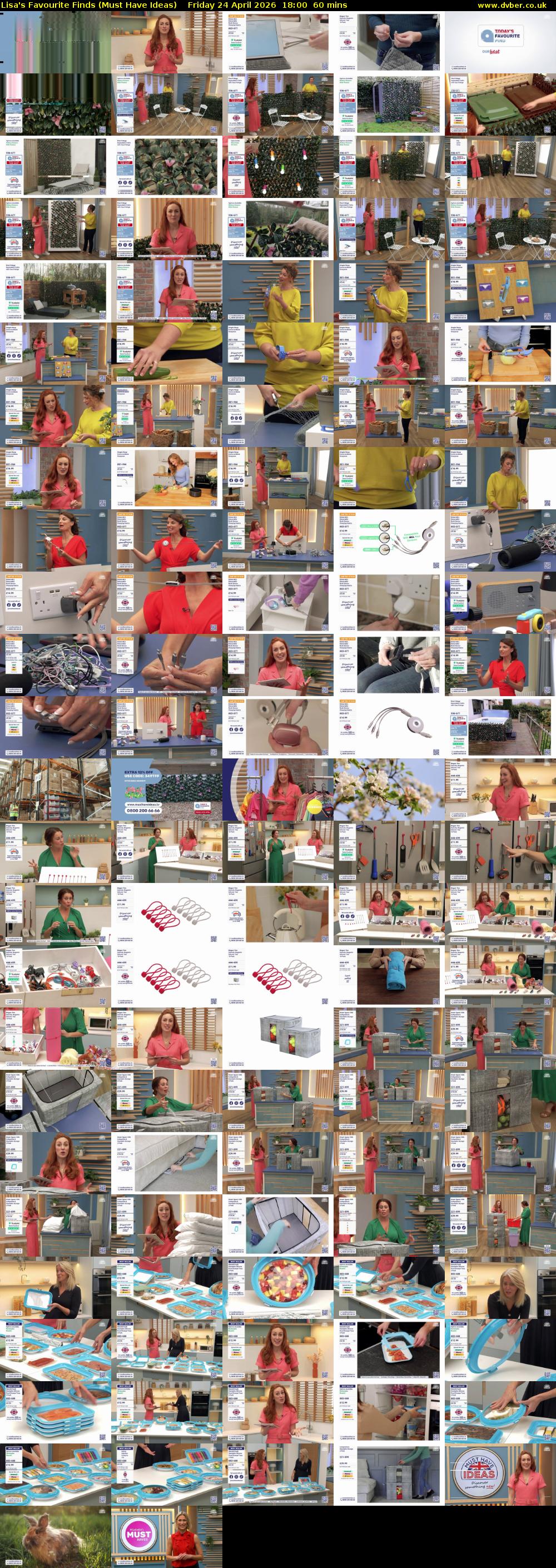 Lisa's Favourite Finds (Must Have Ideas) Friday 24 April 2026 18:00 - 19:00