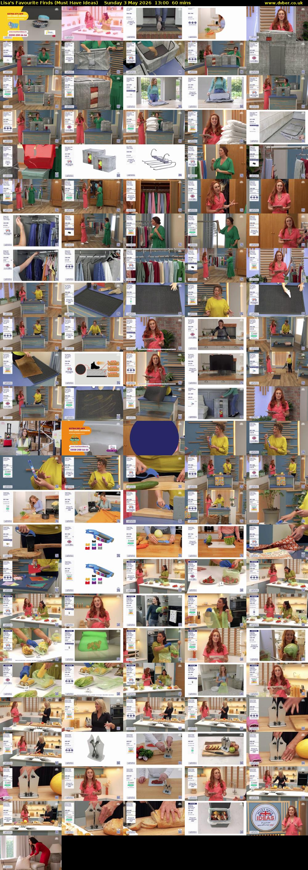 Lisa's Favourite Finds (Must Have Ideas) Sunday 3 May 2026 13:00 - 14:00