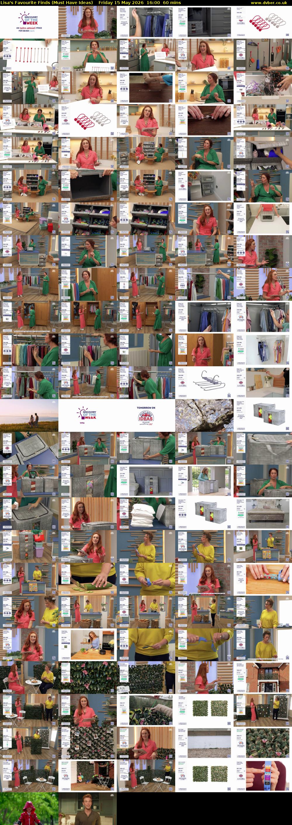 Lisa's Favourite Finds (Must Have Ideas) Friday 15 May 2026 16:00 - 17:00