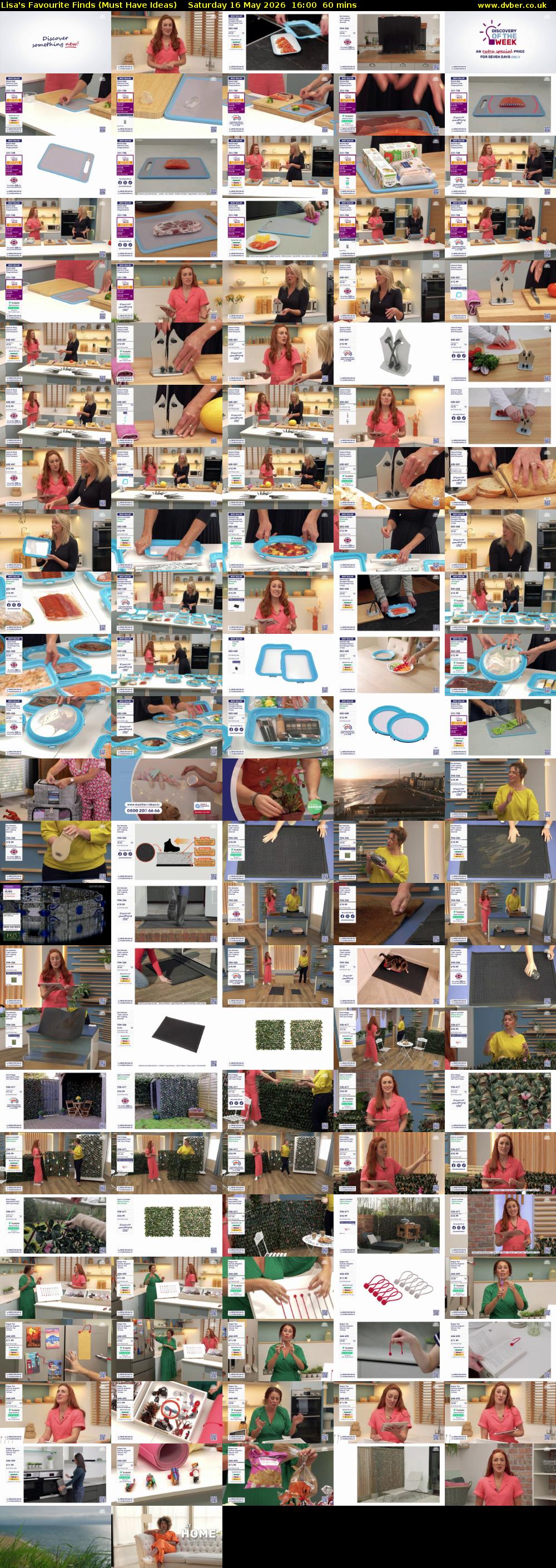 Lisa's Favourite Finds (Must Have Ideas) Saturday 16 May 2026 16:00 - 17:00