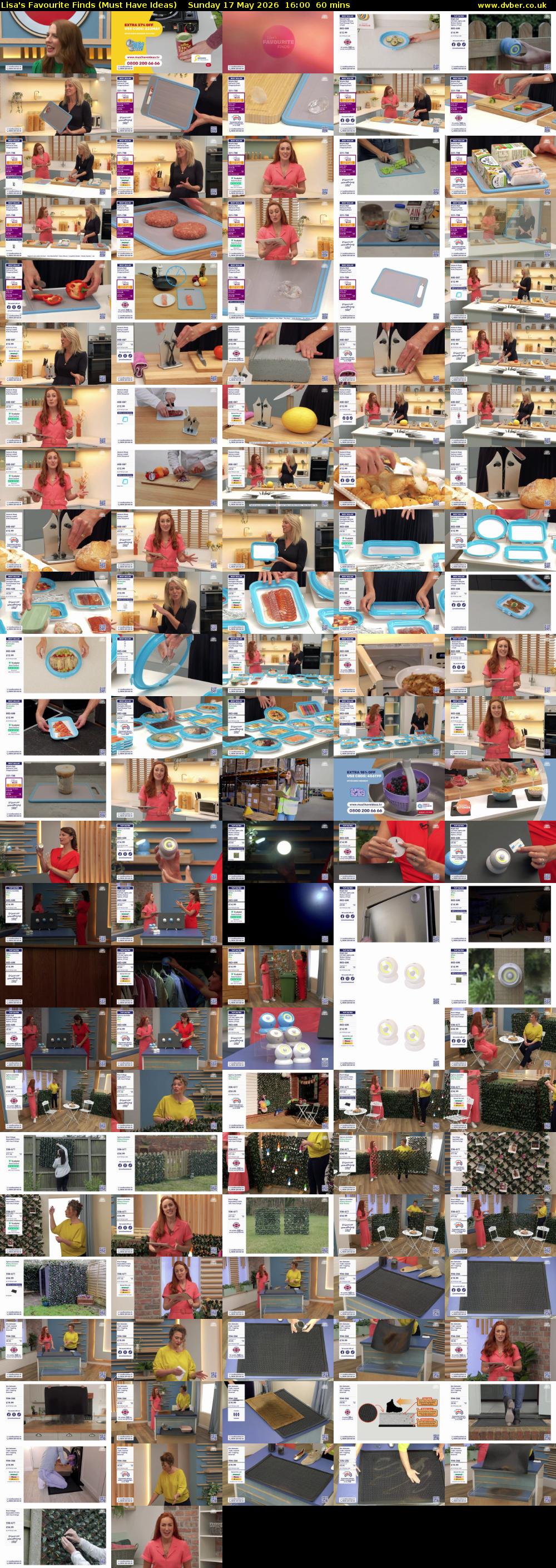 Lisa's Favourite Finds (Must Have Ideas) Sunday 17 May 2026 16:00 - 17:00