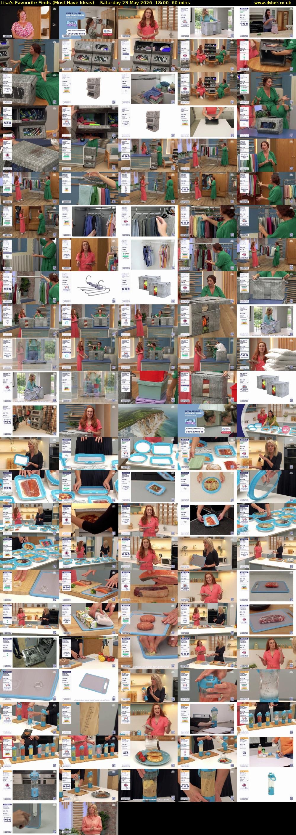 Lisa's Favourite Finds (Must Have Ideas) Saturday 23 May 2026 18:00 - 19:00