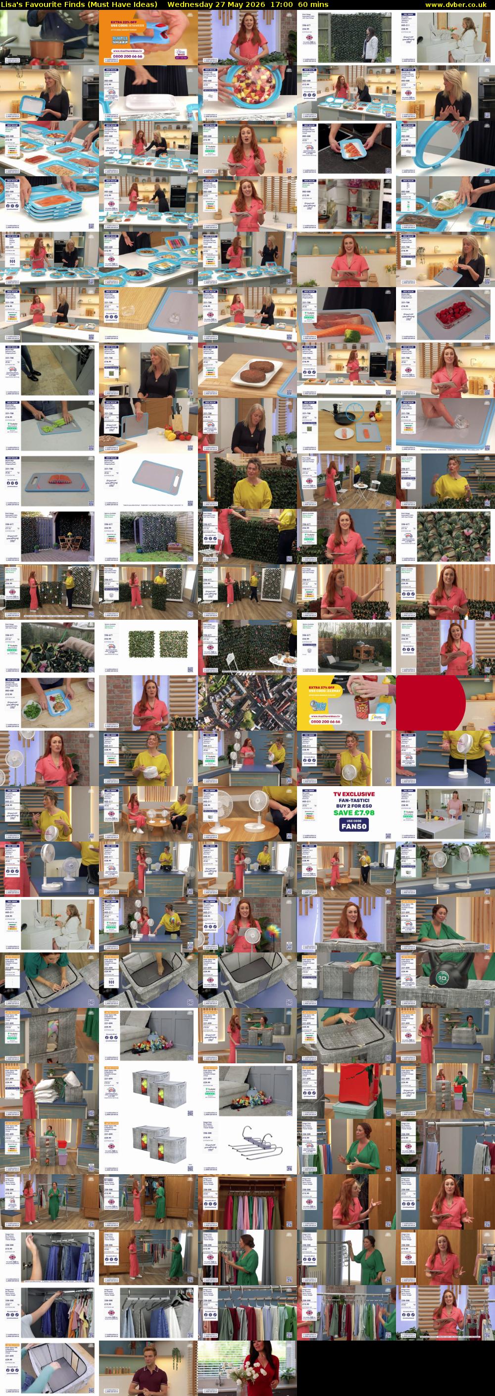 Lisa's Favourite Finds (Must Have Ideas) Wednesday 27 May 2026 17:00 - 18:00