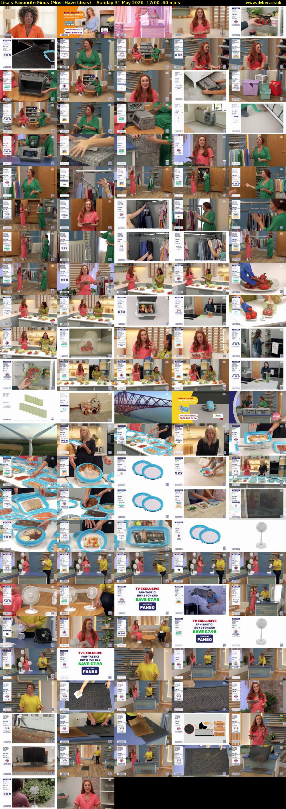 Lisa's Favourite Finds (Must Have Ideas) Sunday 31 May 2026 17:00 - 18:00