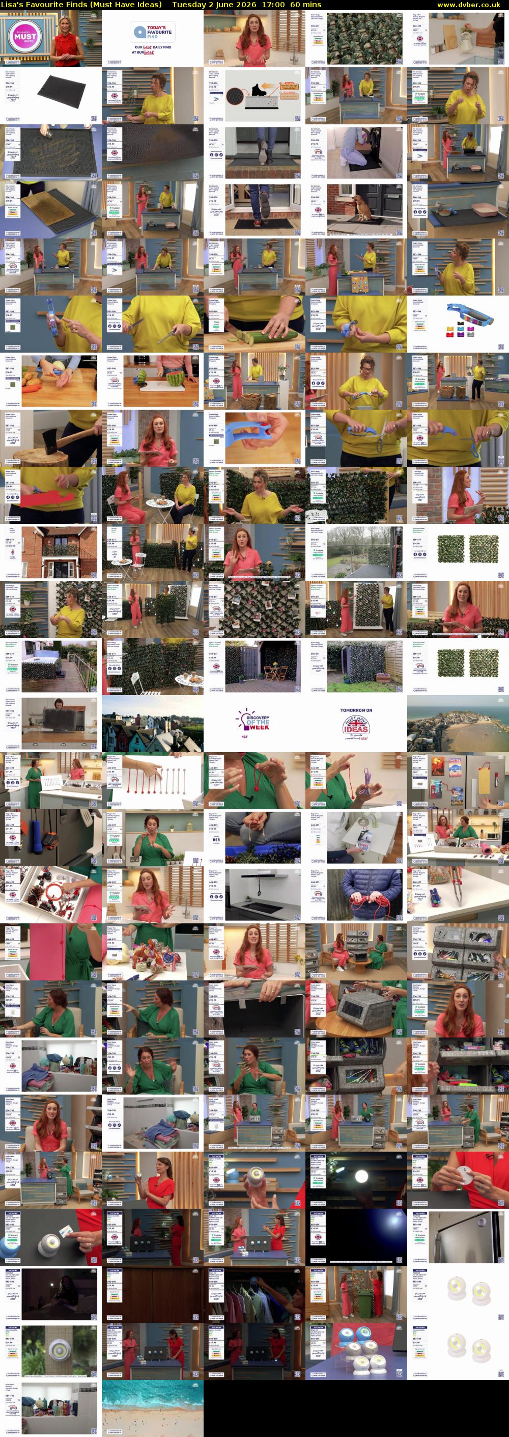 Lisa's Favourite Finds (Must Have Ideas) Tuesday 2 June 2026 17:00 - 18:00