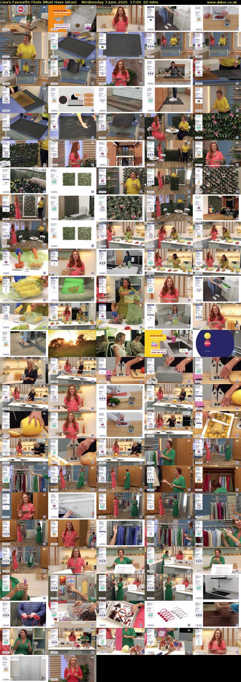 Lisa's Favourite Finds (Must Have Ideas) Wednesday 3 June 2026 17:00 - 18:00