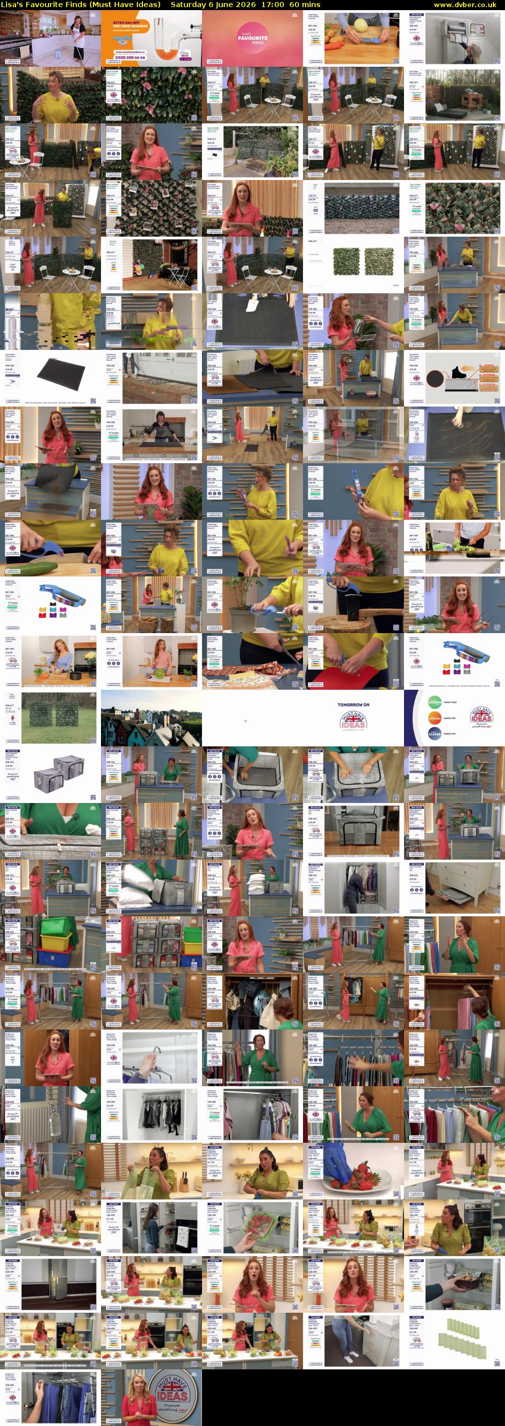 Lisa's Favourite Finds (Must Have Ideas) Saturday 6 June 2026 17:00 - 18:00