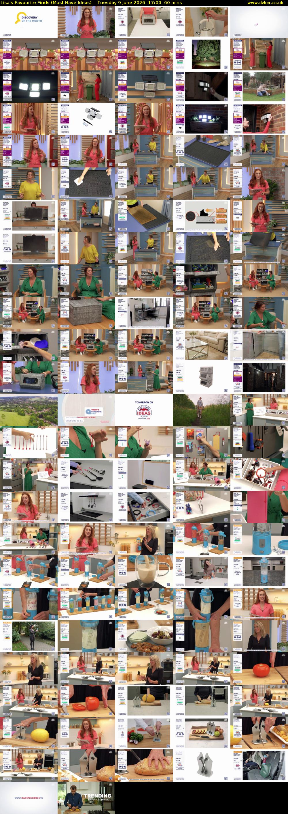 Lisa's Favourite Finds (Must Have Ideas) Tuesday 9 June 2026 17:00 - 18:00
