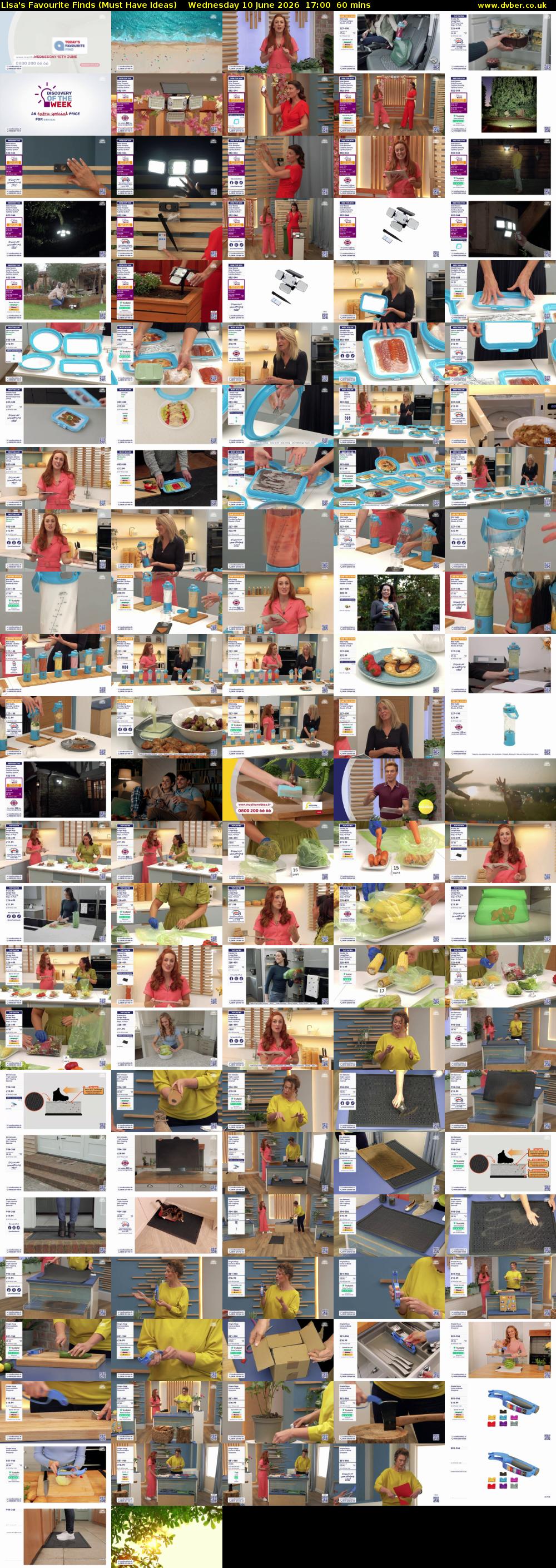Lisa's Favourite Finds (Must Have Ideas) Wednesday 10 June 2026 17:00 - 18:00