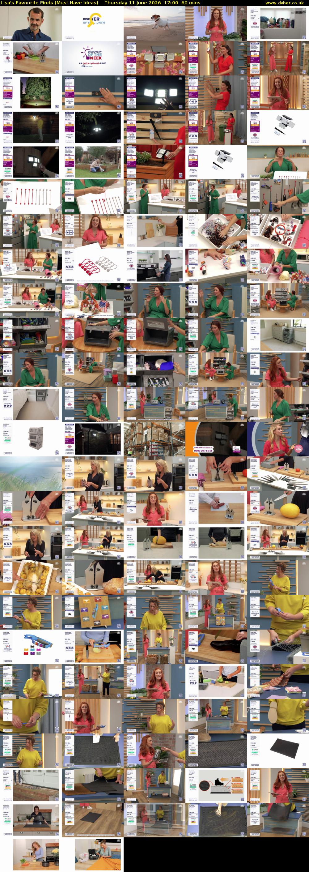 Lisa's Favourite Finds (Must Have Ideas) Thursday 11 June 2026 17:00 - 18:00