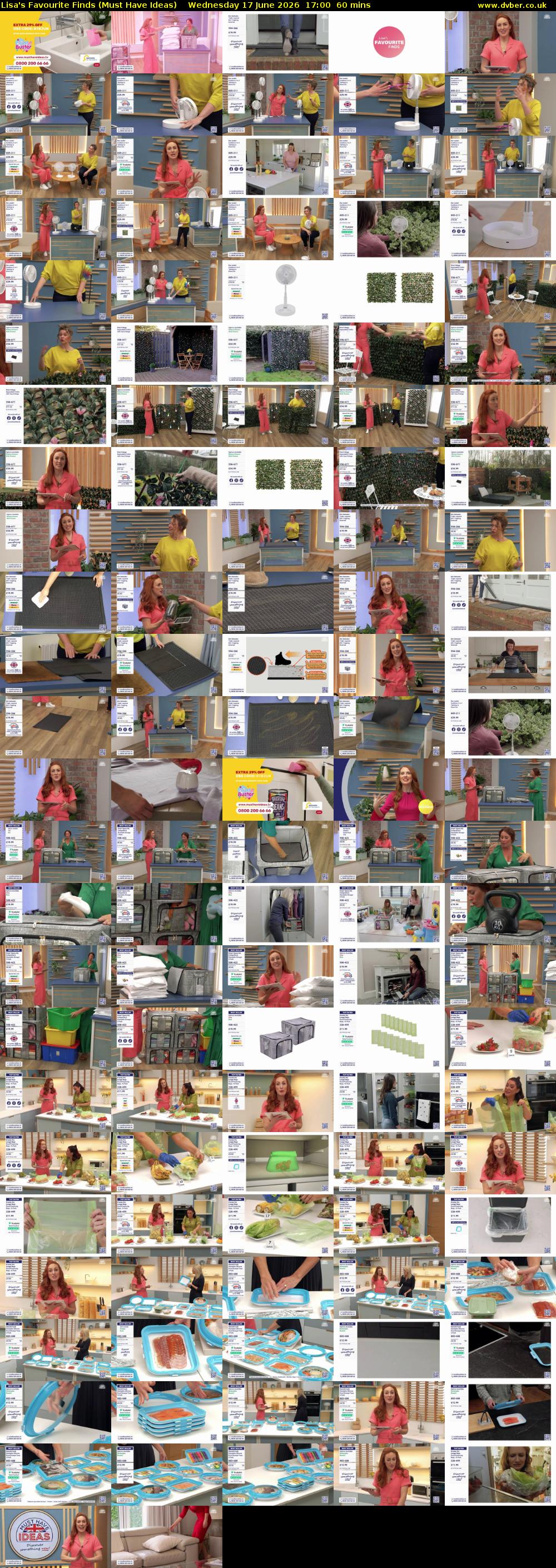 Lisa's Favourite Finds (Must Have Ideas) Wednesday 17 June 2026 17:00 - 18:00