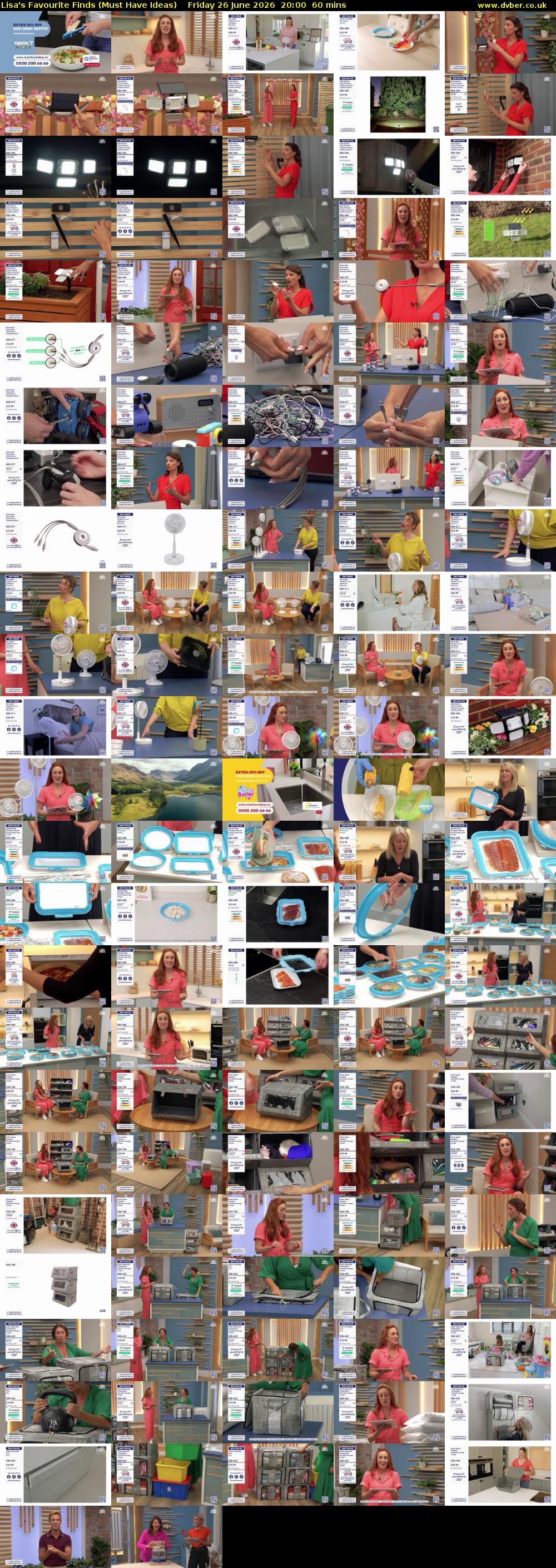 Lisa's Favourite Finds (Must Have Ideas) Friday 26 June 2026 20:00 - 21:00