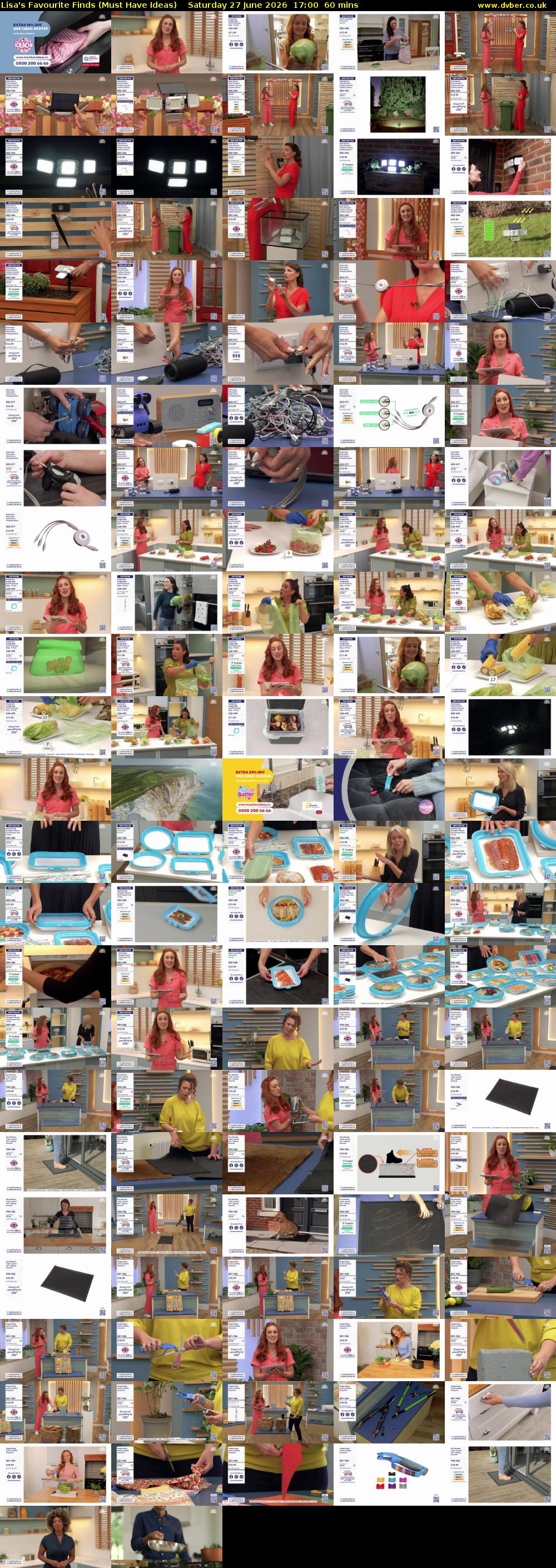 Lisa's Favourite Finds (Must Have Ideas) Saturday 27 June 2026 17:00 - 18:00