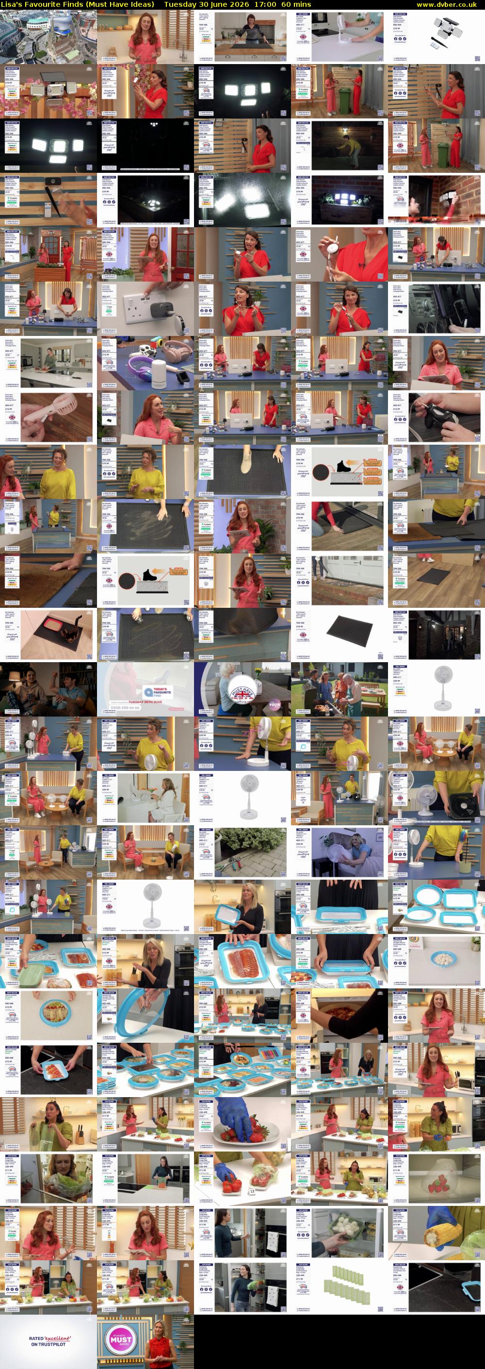 Lisa's Favourite Finds (Must Have Ideas) Tuesday 30 June 2026 17:00 - 18:00