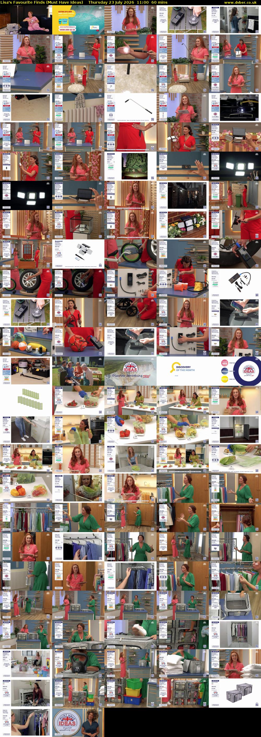 Lisa's Favourite Finds (Must Have Ideas) Thursday 23 July 2026 11:00 - 12:00