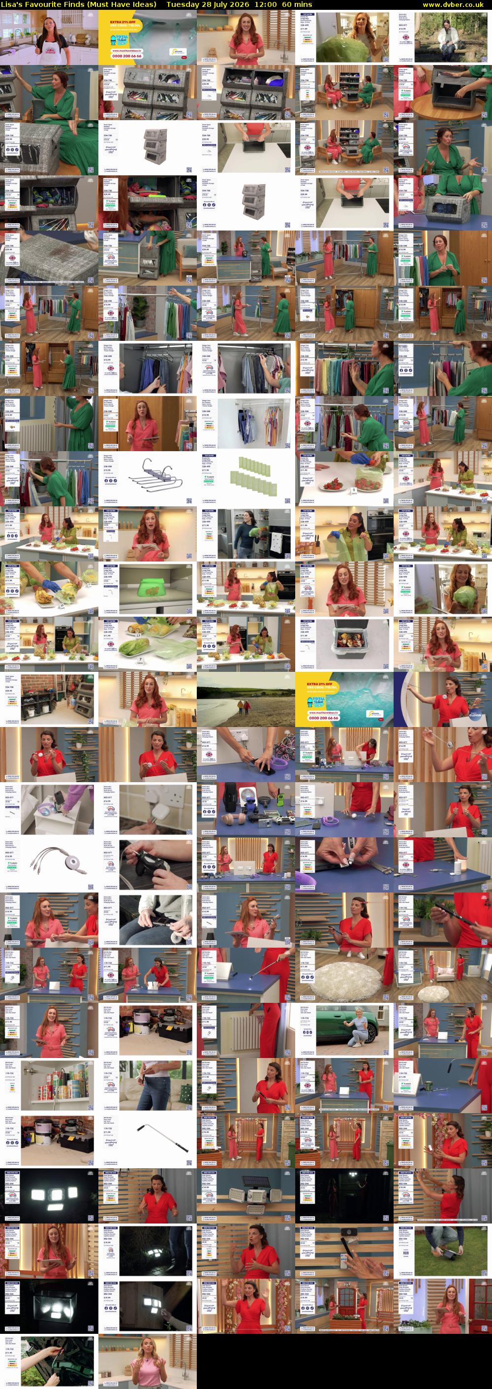Lisa's Favourite Finds (Must Have Ideas) Tuesday 28 July 2026 12:00 - 13:00
