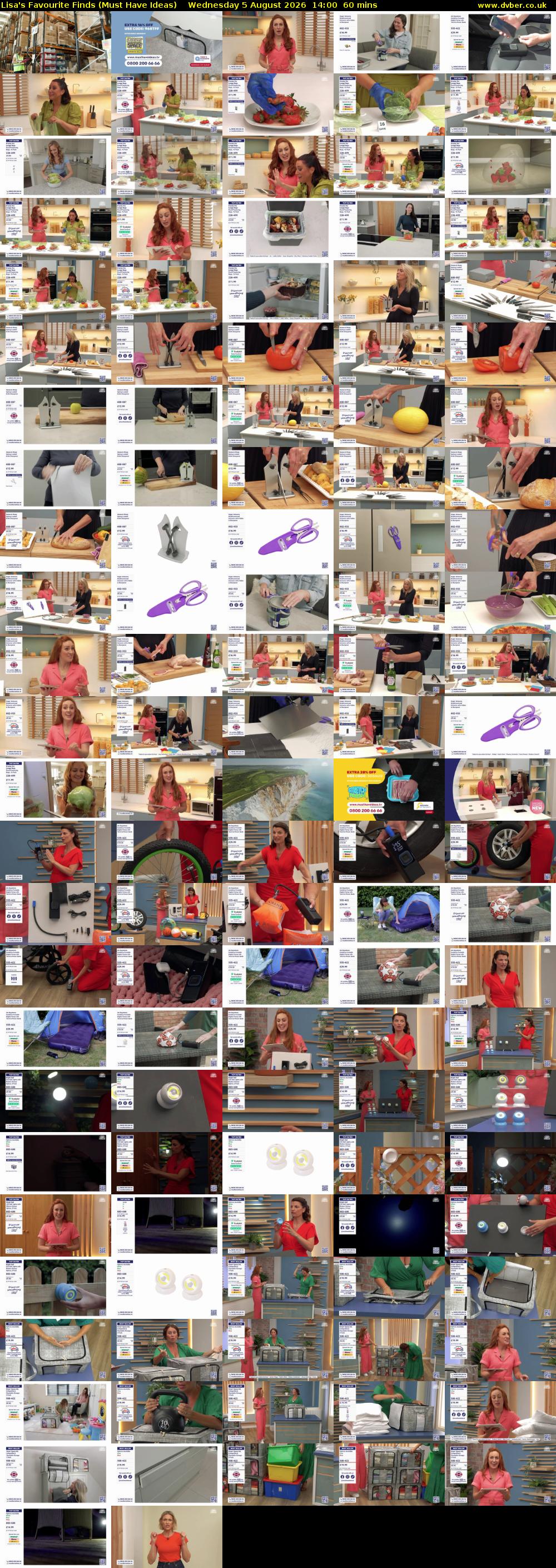 Lisa's Favourite Finds (Must Have Ideas) Wednesday 5 August 2026 14:00 - 15:00