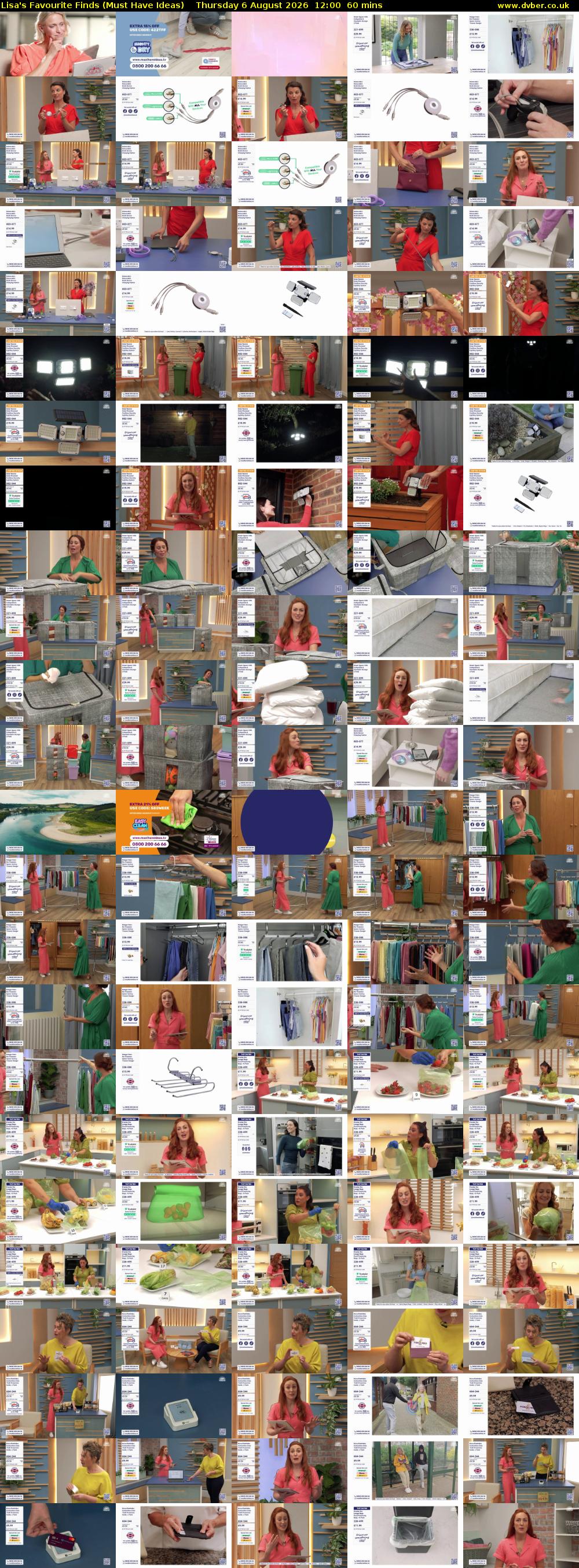 Lisa's Favourite Finds (Must Have Ideas) Thursday 6 August 2026 12:00 - 13:00