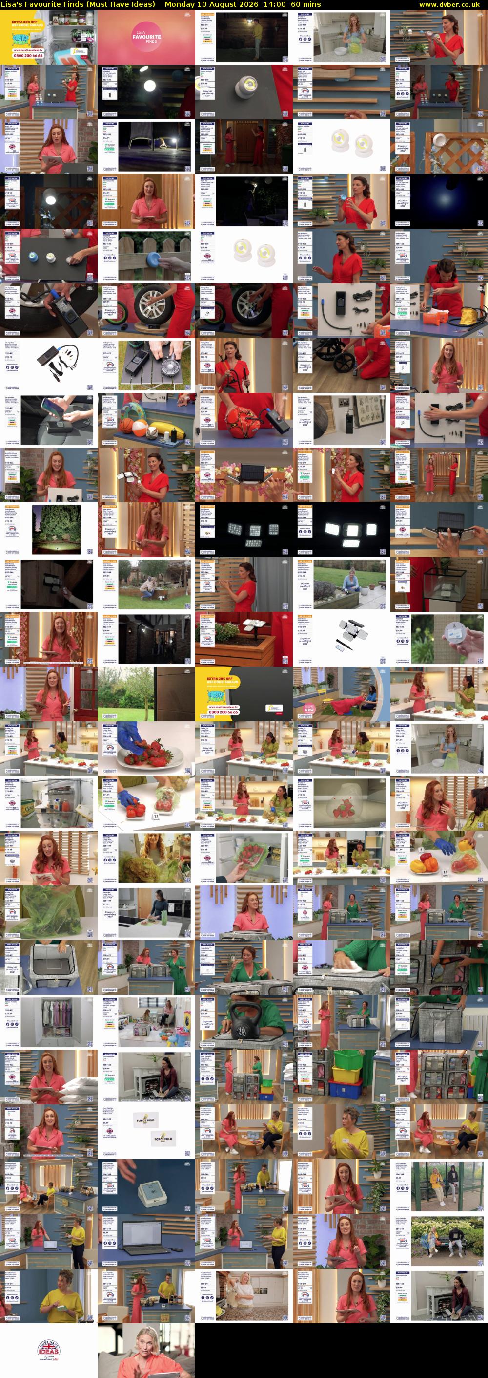 Lisa's Favourite Finds (Must Have Ideas) Monday 10 August 2026 14:00 - 15:00