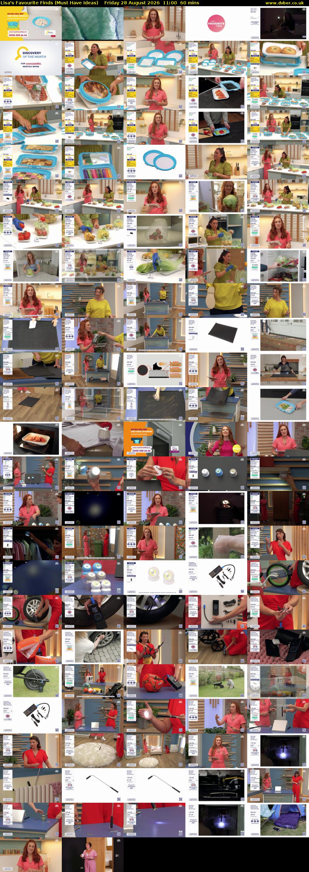 Lisa's Favourite Finds (Must Have Ideas) Friday 28 August 2026 11:00 - 12:00
