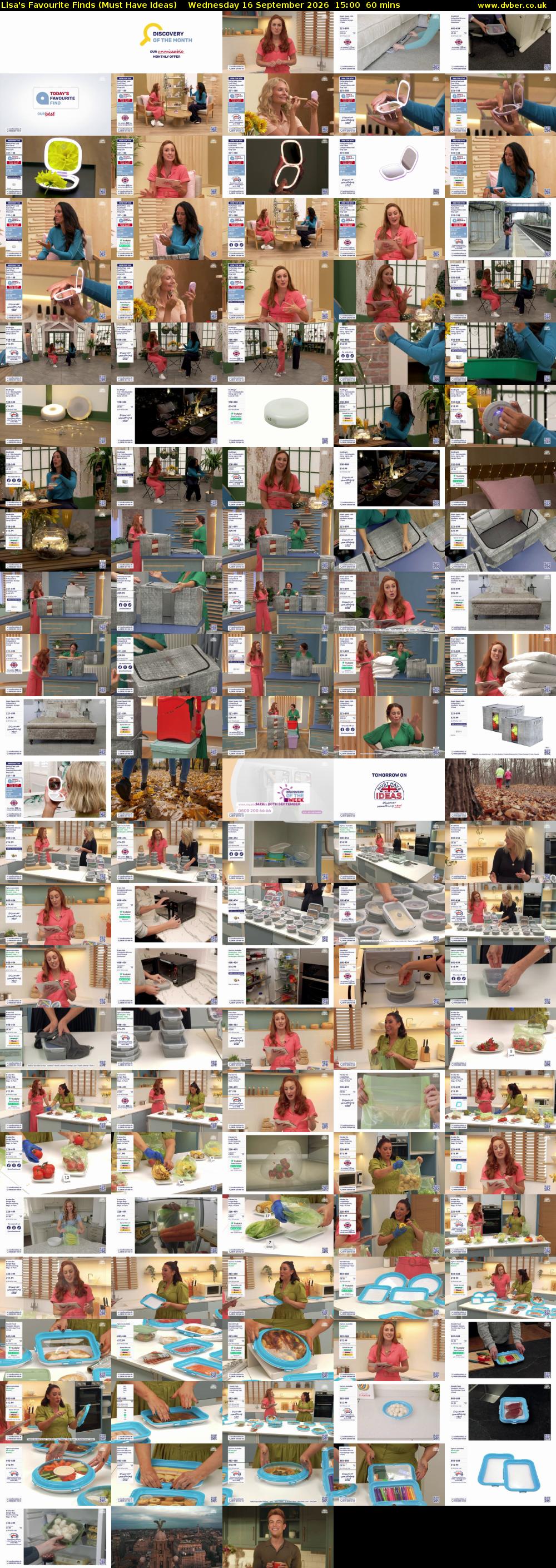 Lisa's Favourite Finds (Must Have Ideas) Wednesday 16 September 2026 15:00 - 16:00