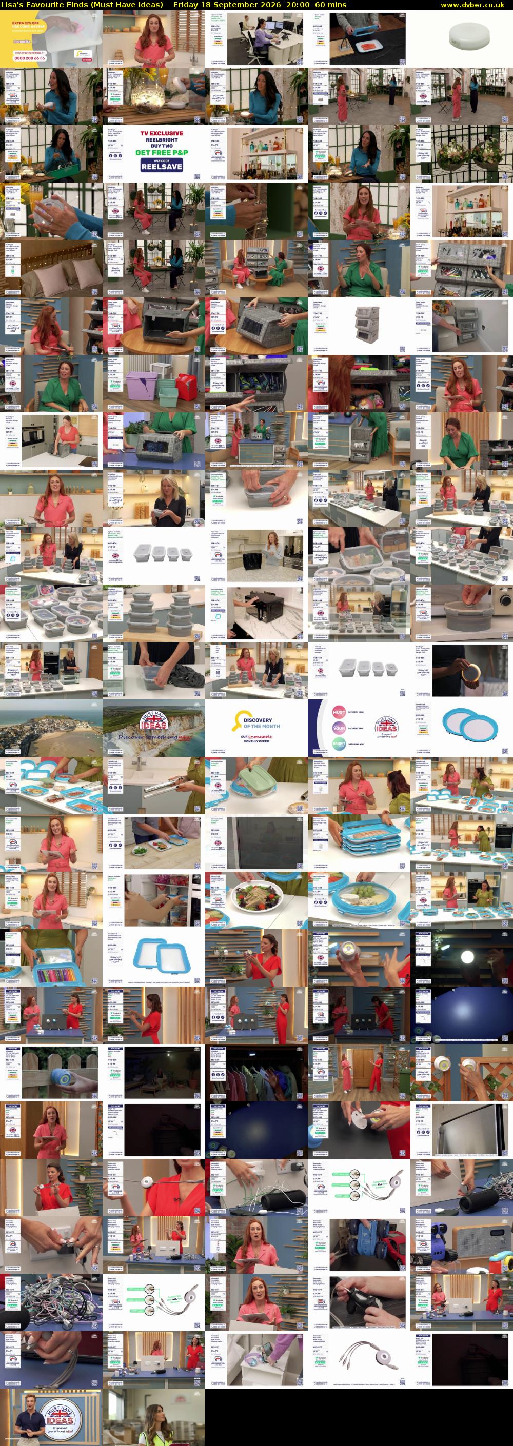 Lisa's Favourite Finds (Must Have Ideas) Friday 18 September 2026 20:00 - 21:00