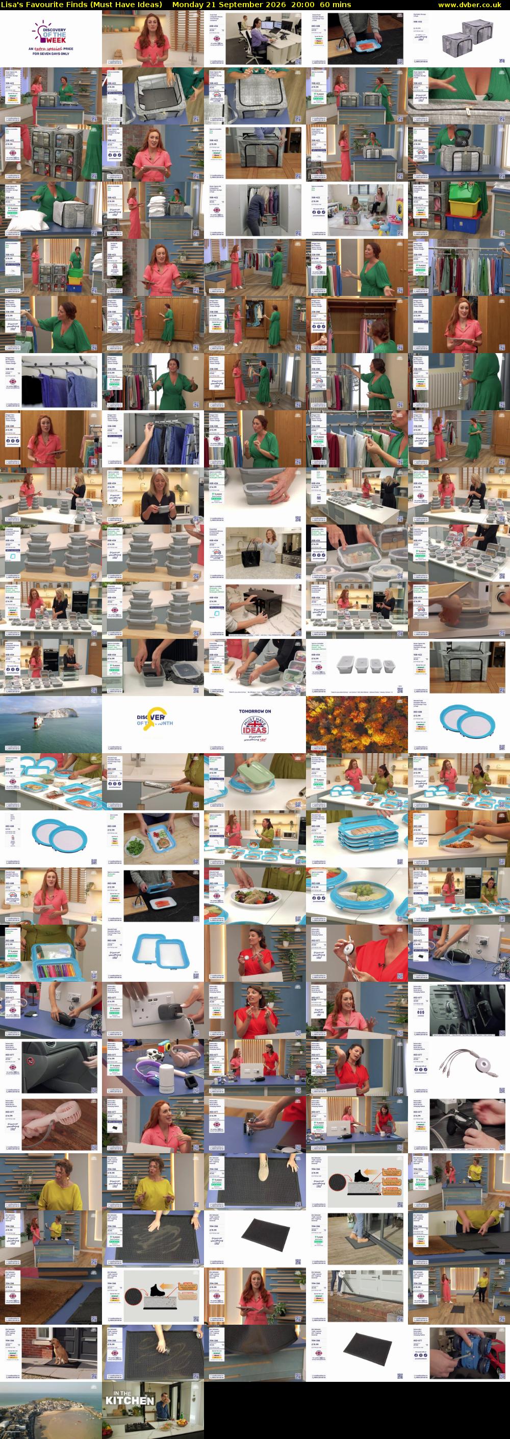 Lisa's Favourite Finds (Must Have Ideas) Monday 21 September 2026 20:00 - 21:00