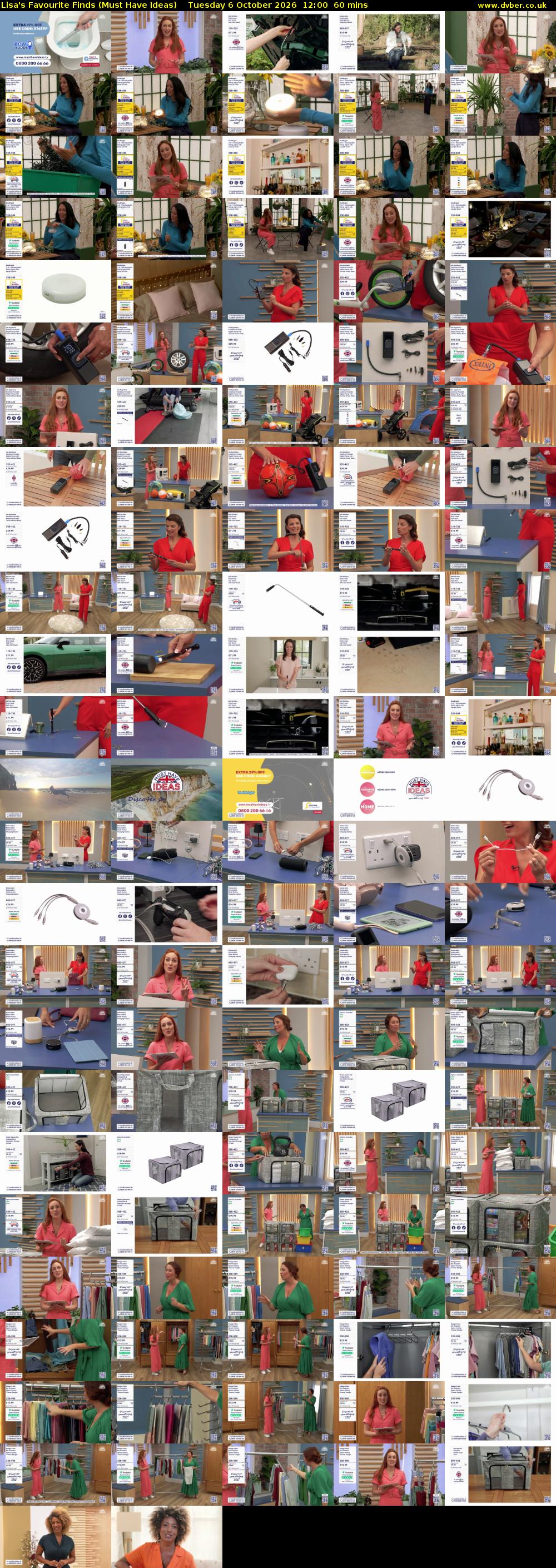 Lisa's Favourite Finds (Must Have Ideas) Tuesday 6 October 2026 12:00 - 13:00