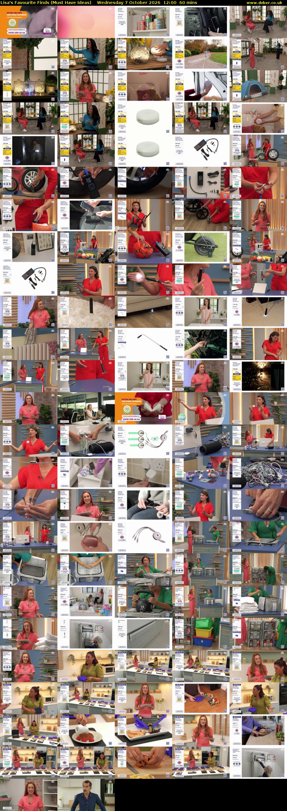 Lisa's Favourite Finds (Must Have Ideas) Wednesday 7 October 2026 12:00 - 13:00